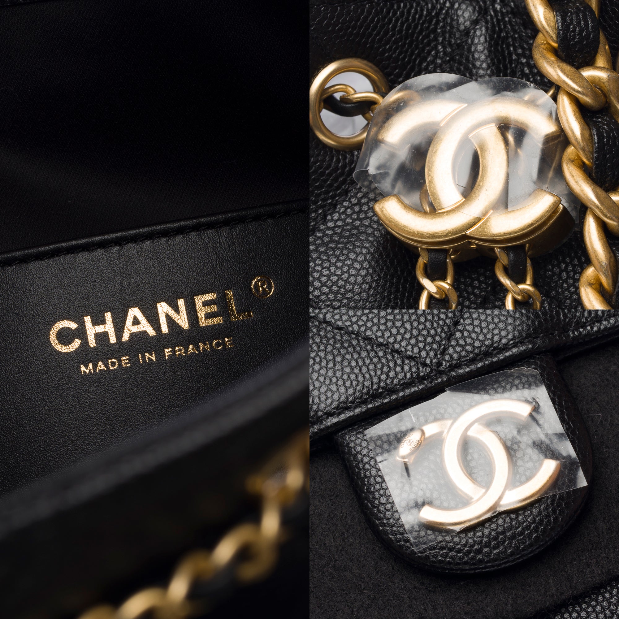 Sac CHANEL en Cuir Noir - 103243