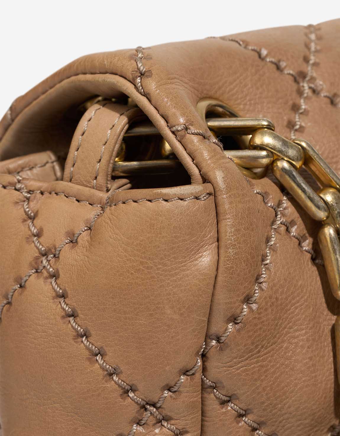 Sac CHANEL Timeless/Classique en Cuir Beige - 103232