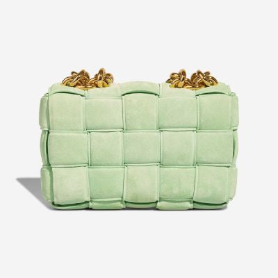 Sac BOTTEGA VENETA Cassette en Suède Vert - 103236