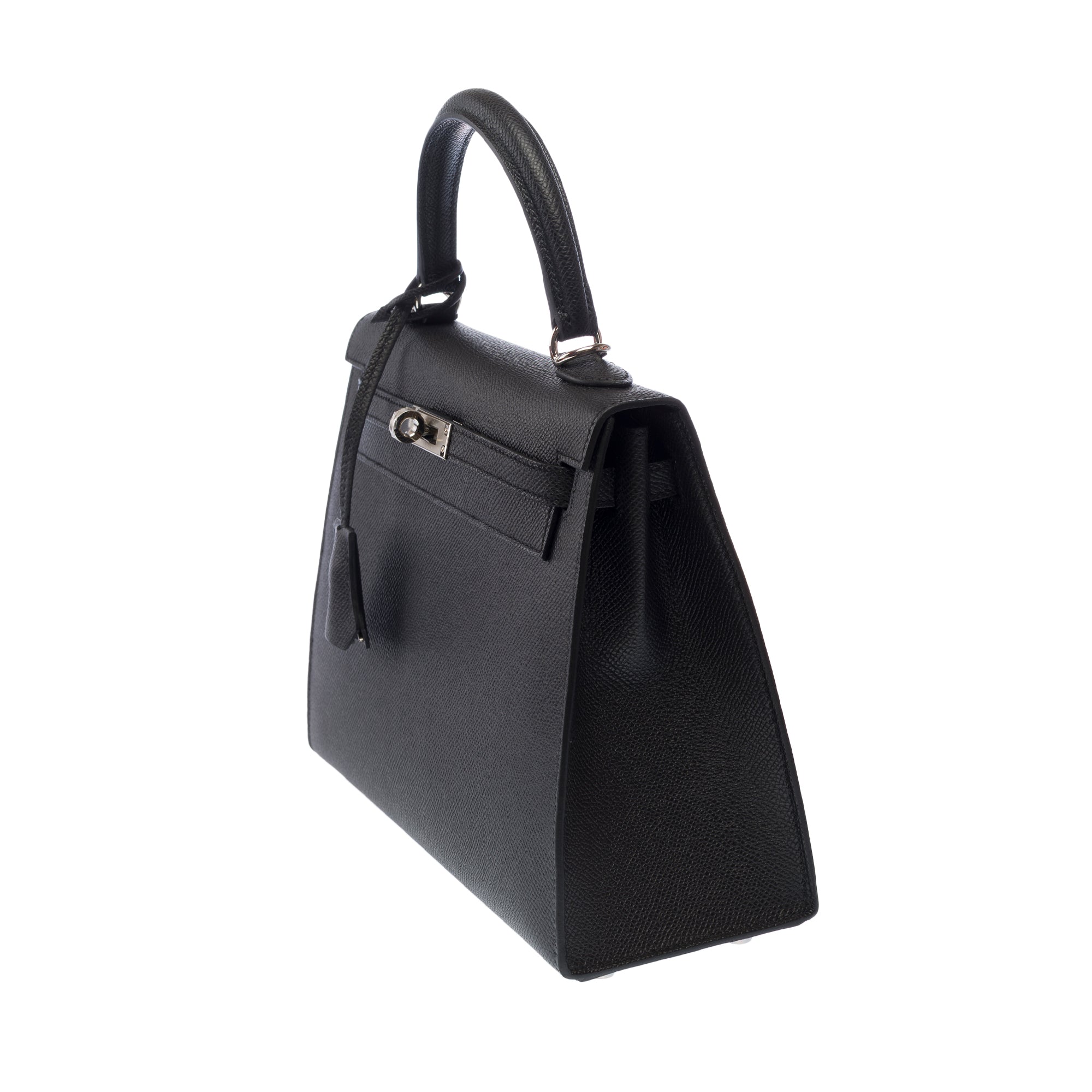 Sac HERMES Kelly 25 en Cuir Noir - 103278