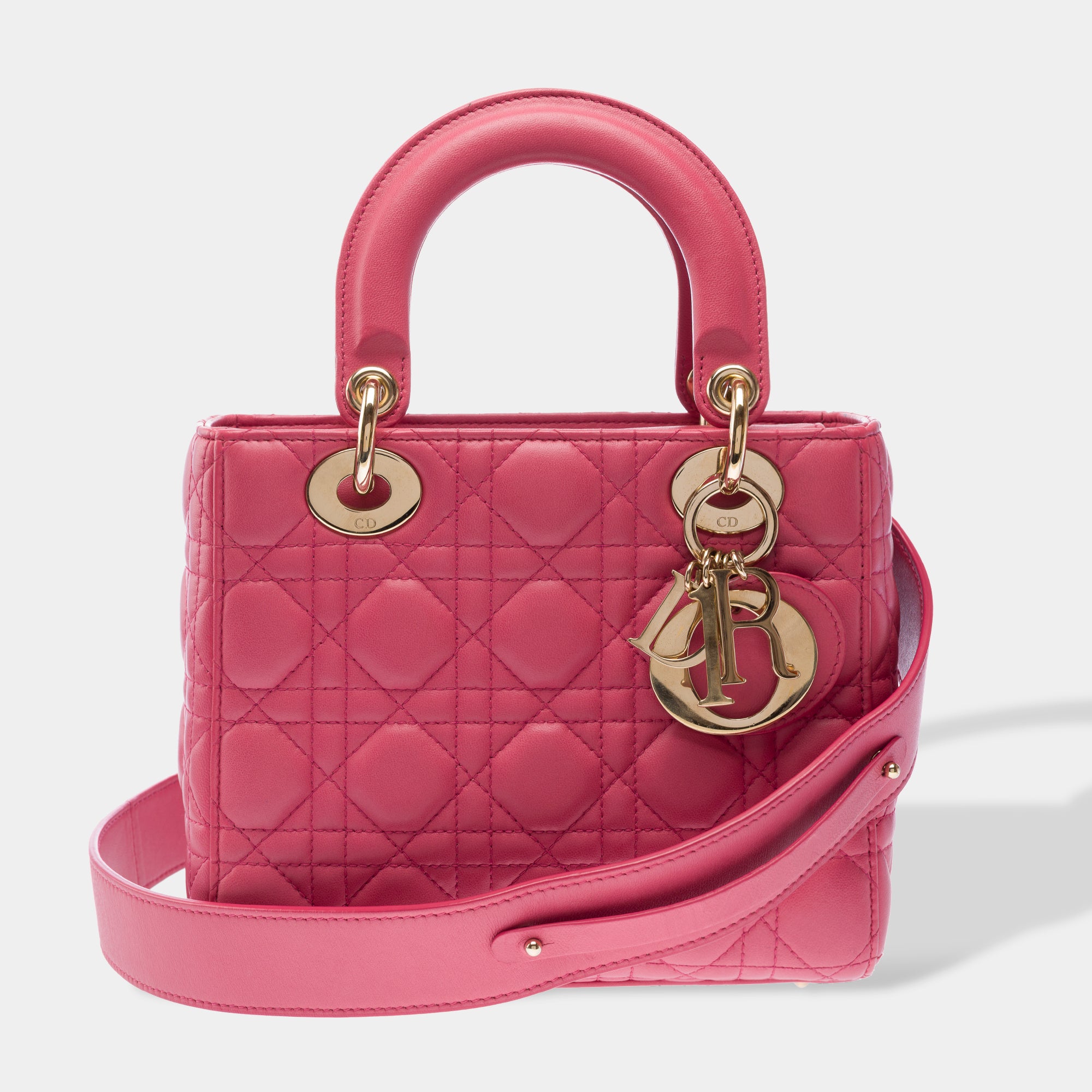 Sac DIOR Lady Dior en Cuir Rose - 103264