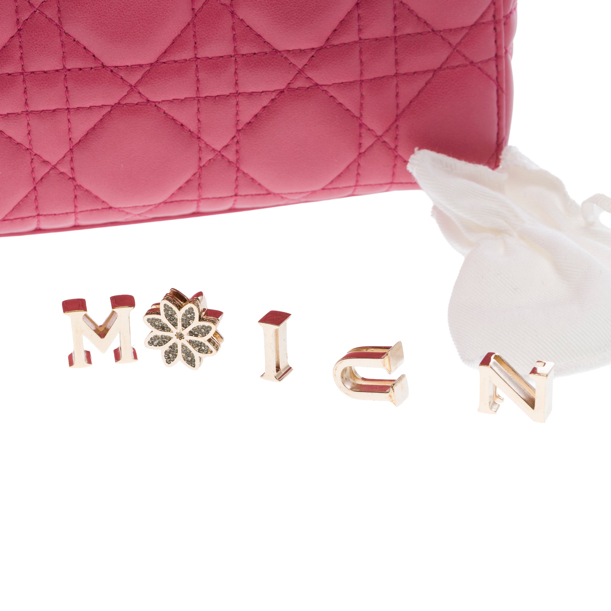 Sac DIOR Lady Dior en Cuir Rose - 103264