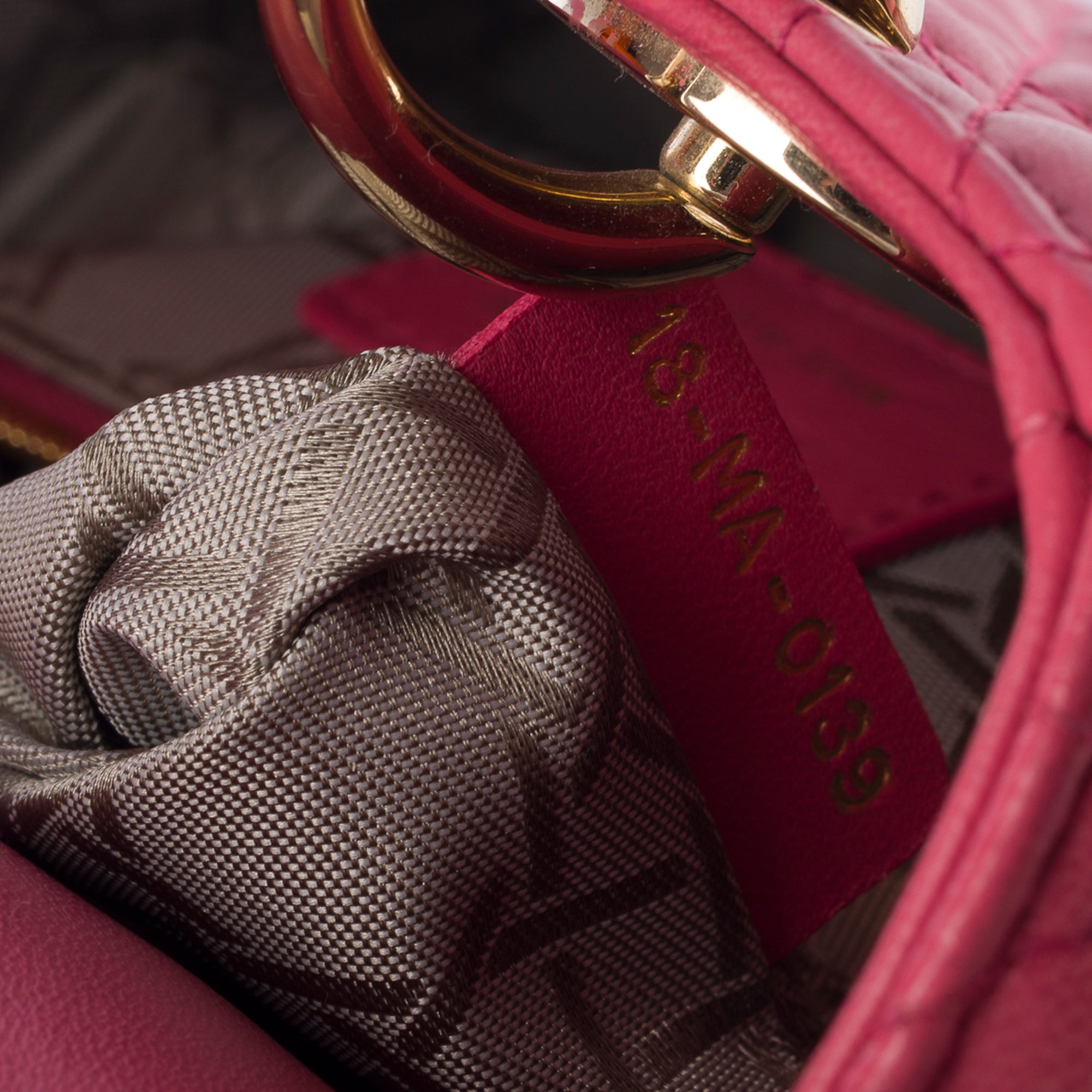 Sac DIOR Lady Dior en Cuir Rose - 103264