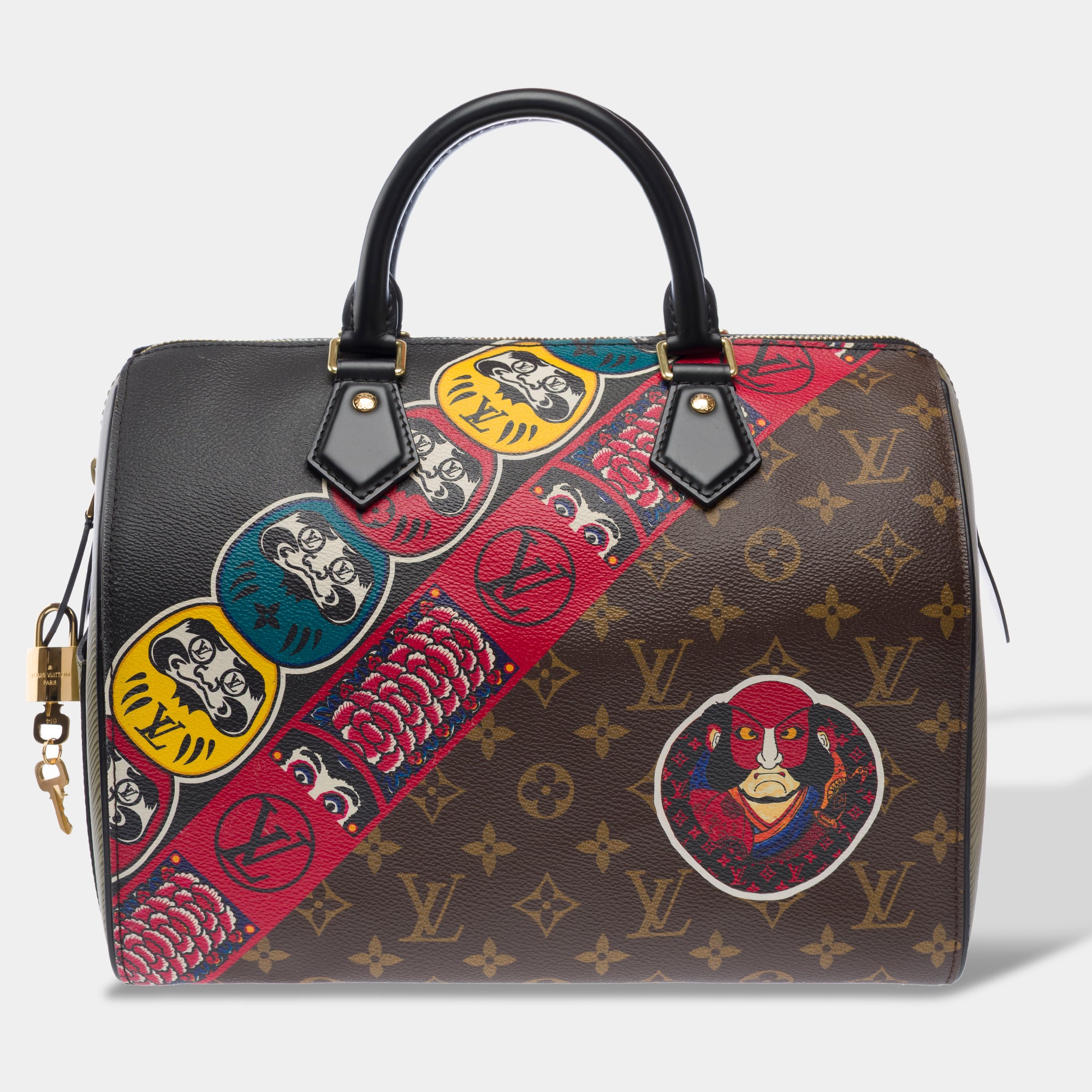 Sac LOUIS VUITTON Speedy en Toile Marron - 103253