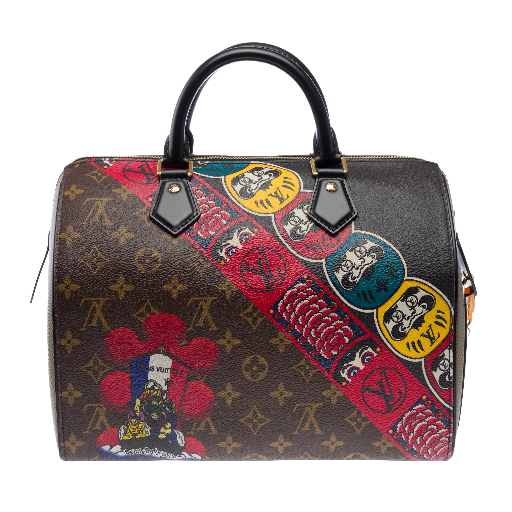 Sac LOUIS VUITTON Speedy en Toile Marron - 103253