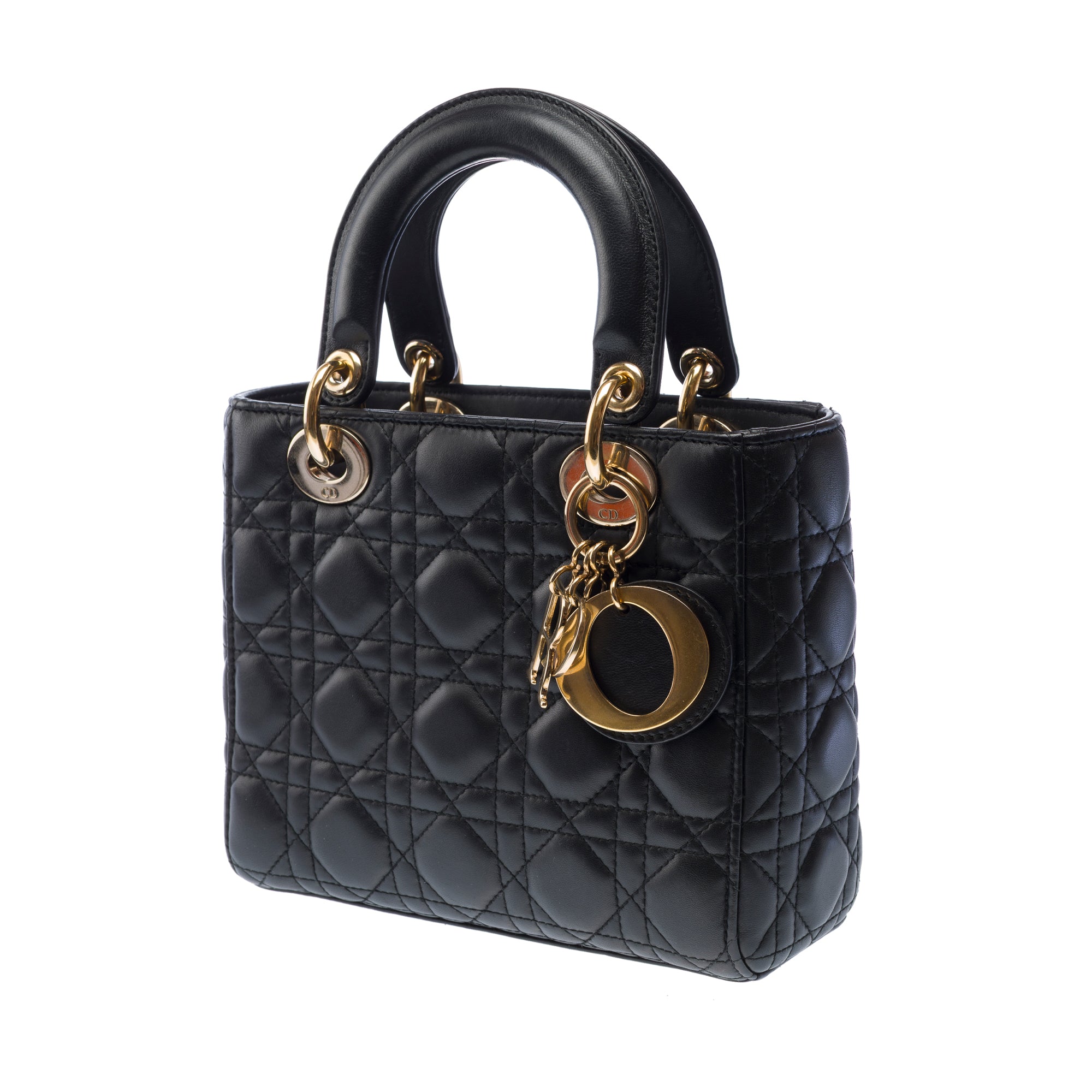 Sac DIOR Lady Dior en Cuir Noir - 103265