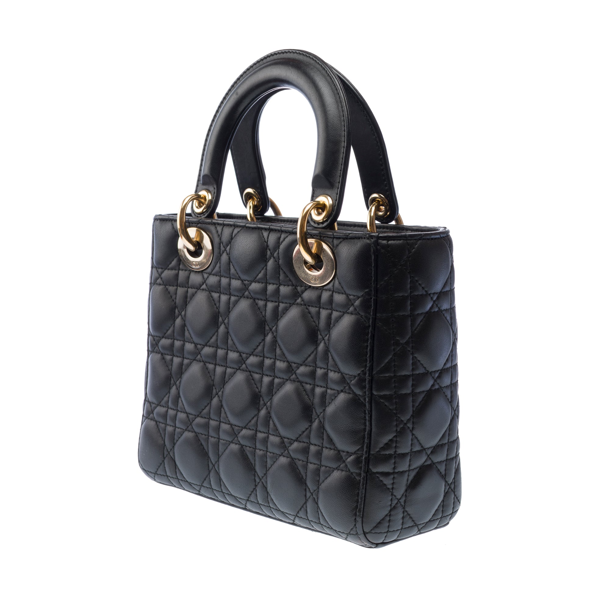 Sac DIOR Lady Dior en Cuir Noir - 103265