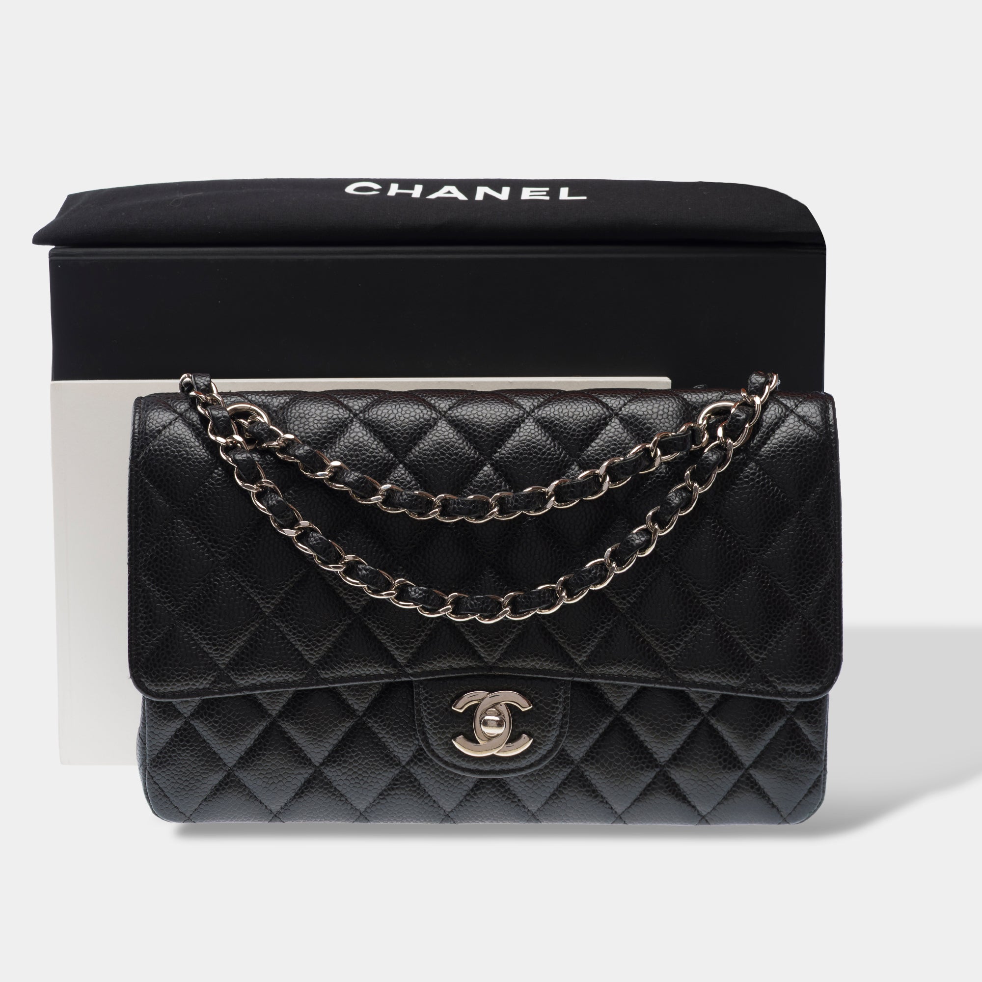 Sac CHANEL Timeless/Classique en Cuir Noir - 103247