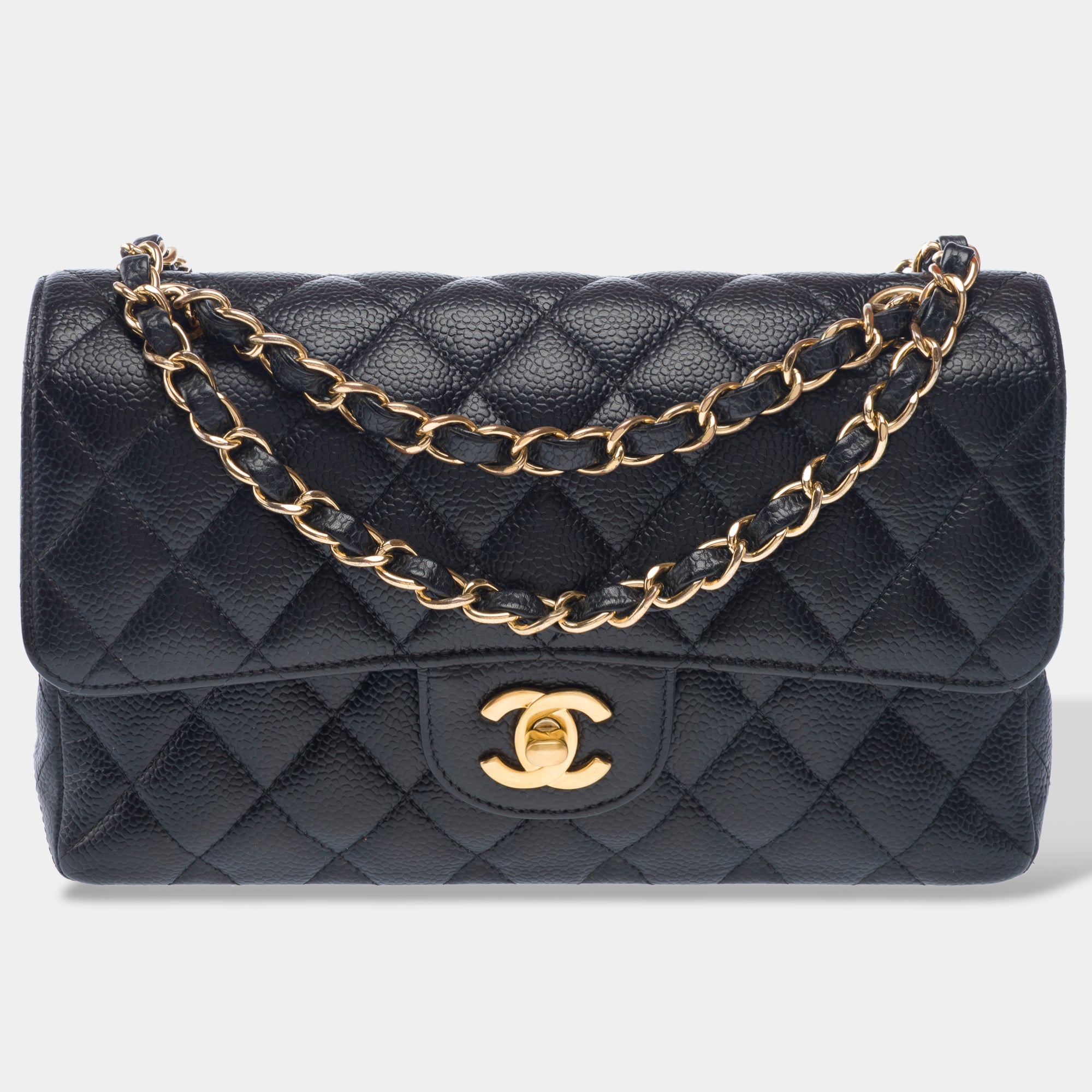 Sac CHANEL Timeless/Classique en Cuir Noir - 103262