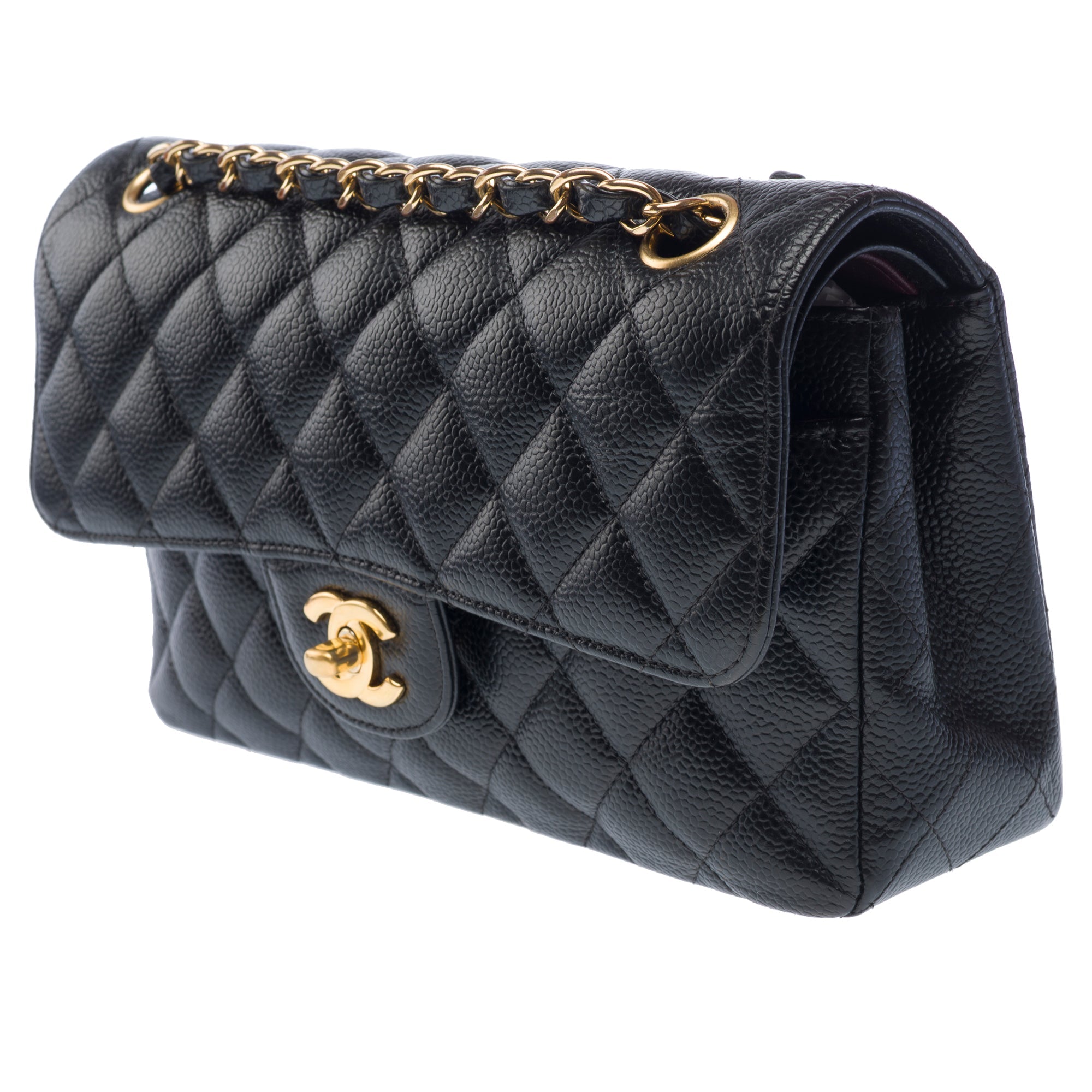 Sac CHANEL Timeless/Classique en Cuir Noir - 103262