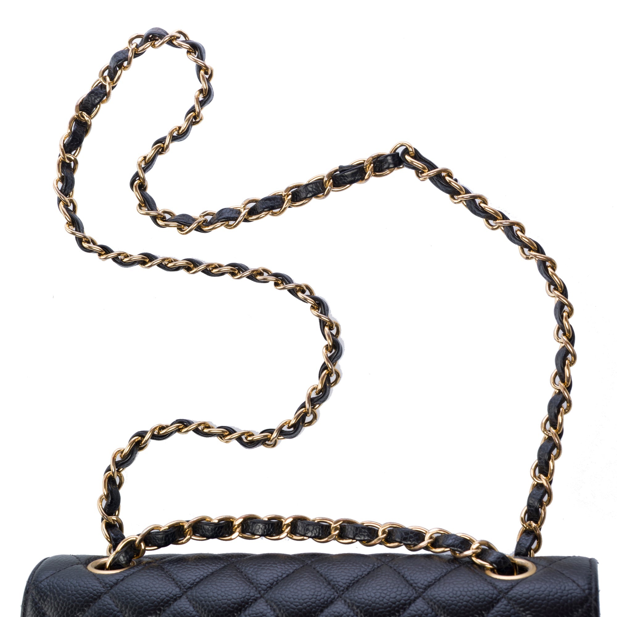 Sac CHANEL Timeless/Classique en Cuir Noir - 103262
