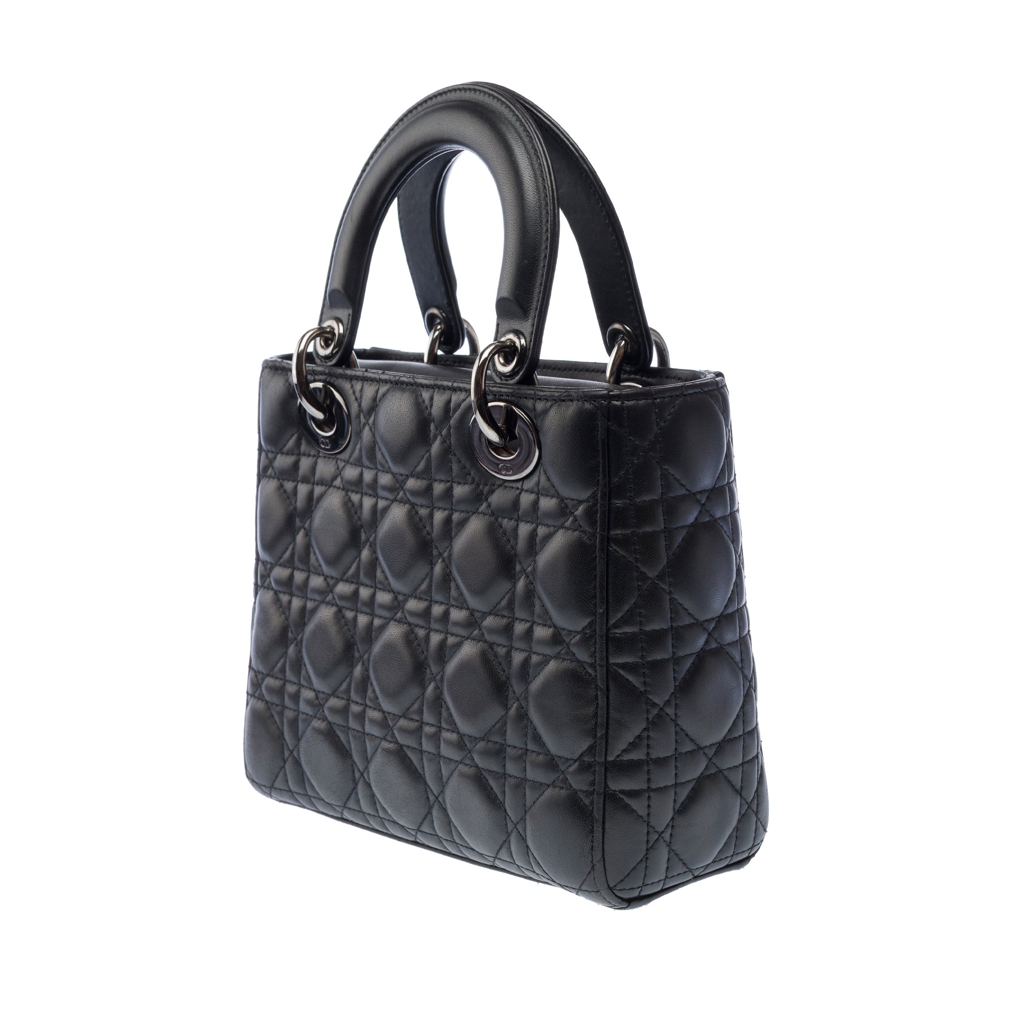 Sac DIOR Lady Dior en Cuir Noir - 103266
