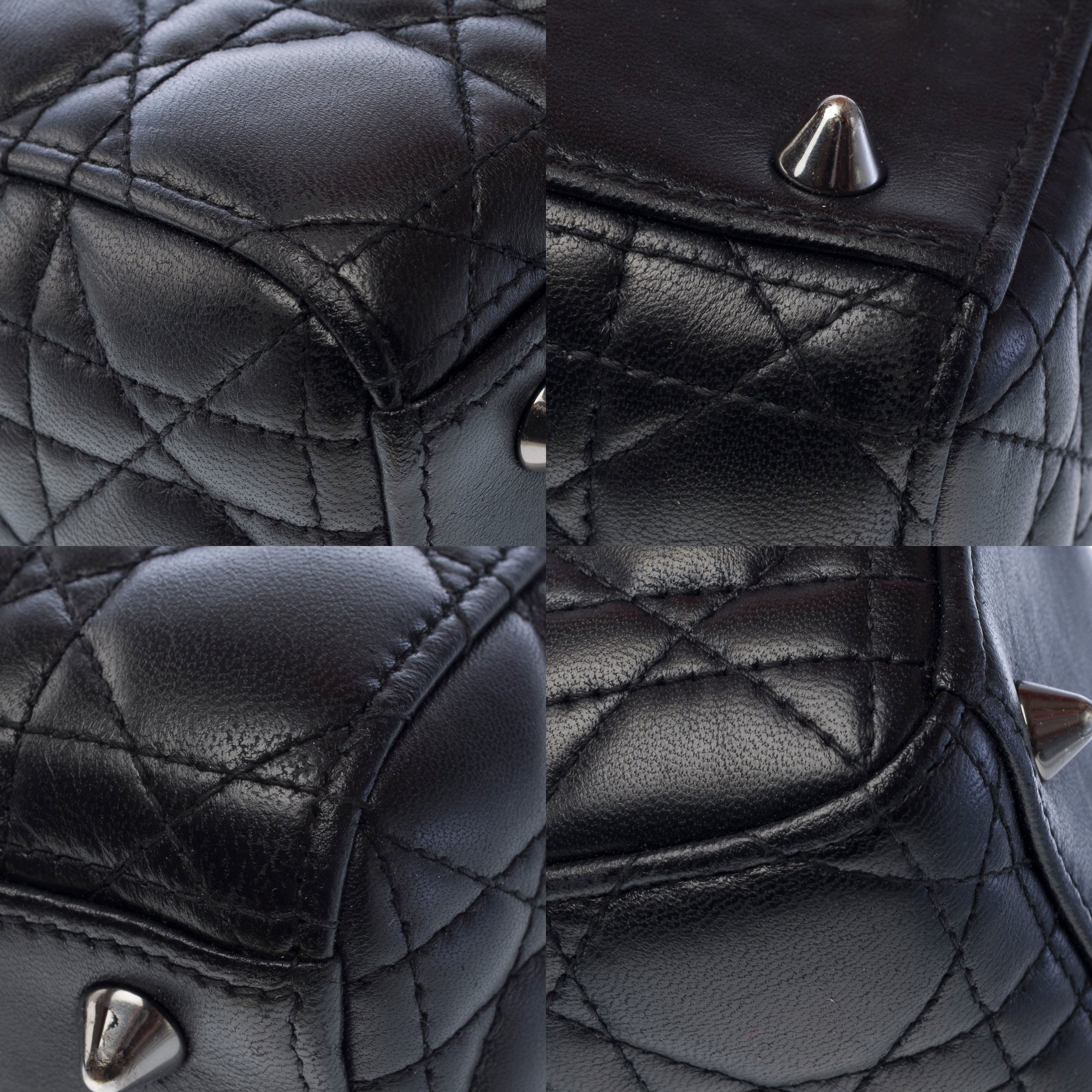 Sac DIOR Lady Dior en Cuir Noir - 103266