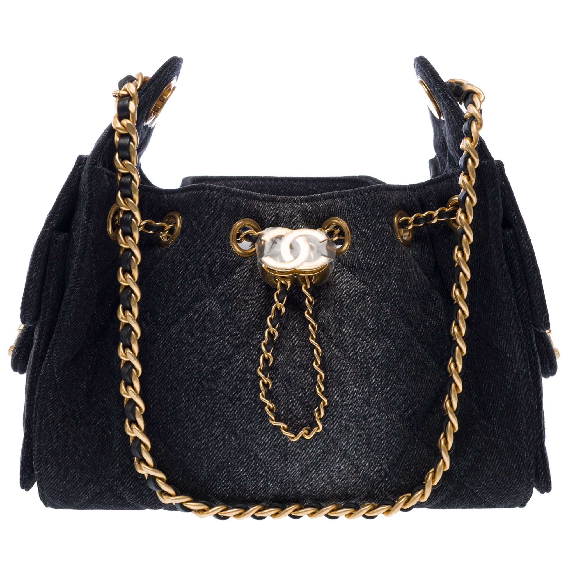 Sac CHANEL en Denim Noir - 103276