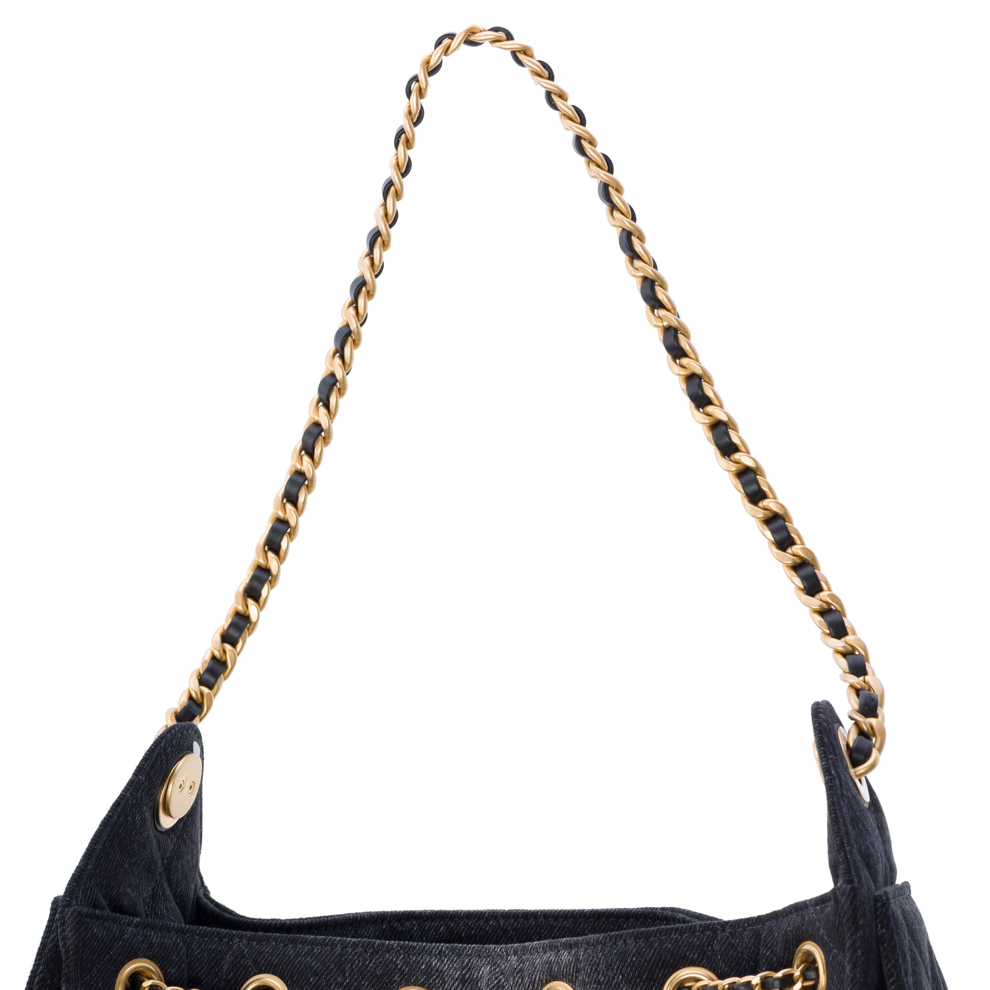 Sac CHANEL en Denim Noir - 103276