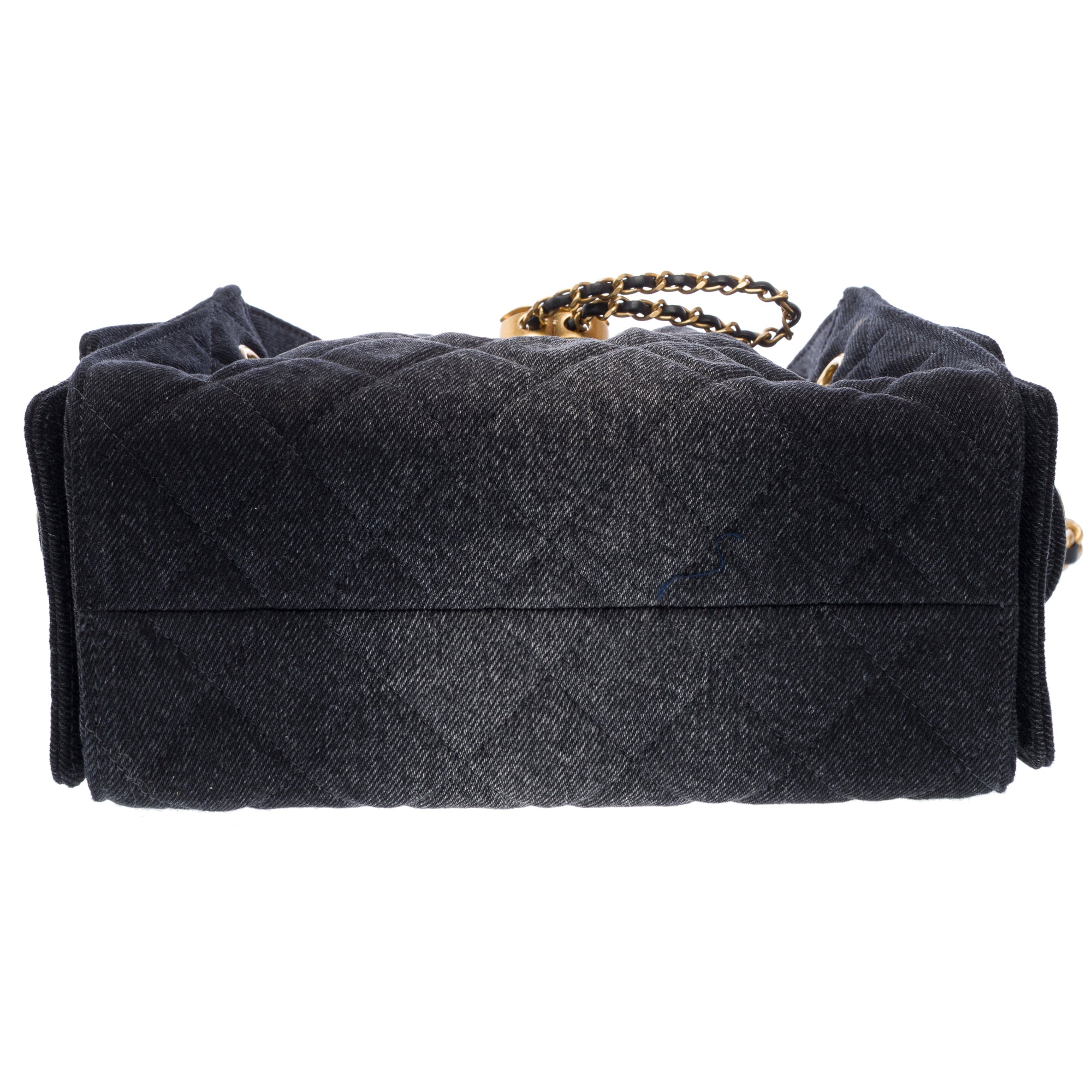 Sac CHANEL en Denim Noir - 103276