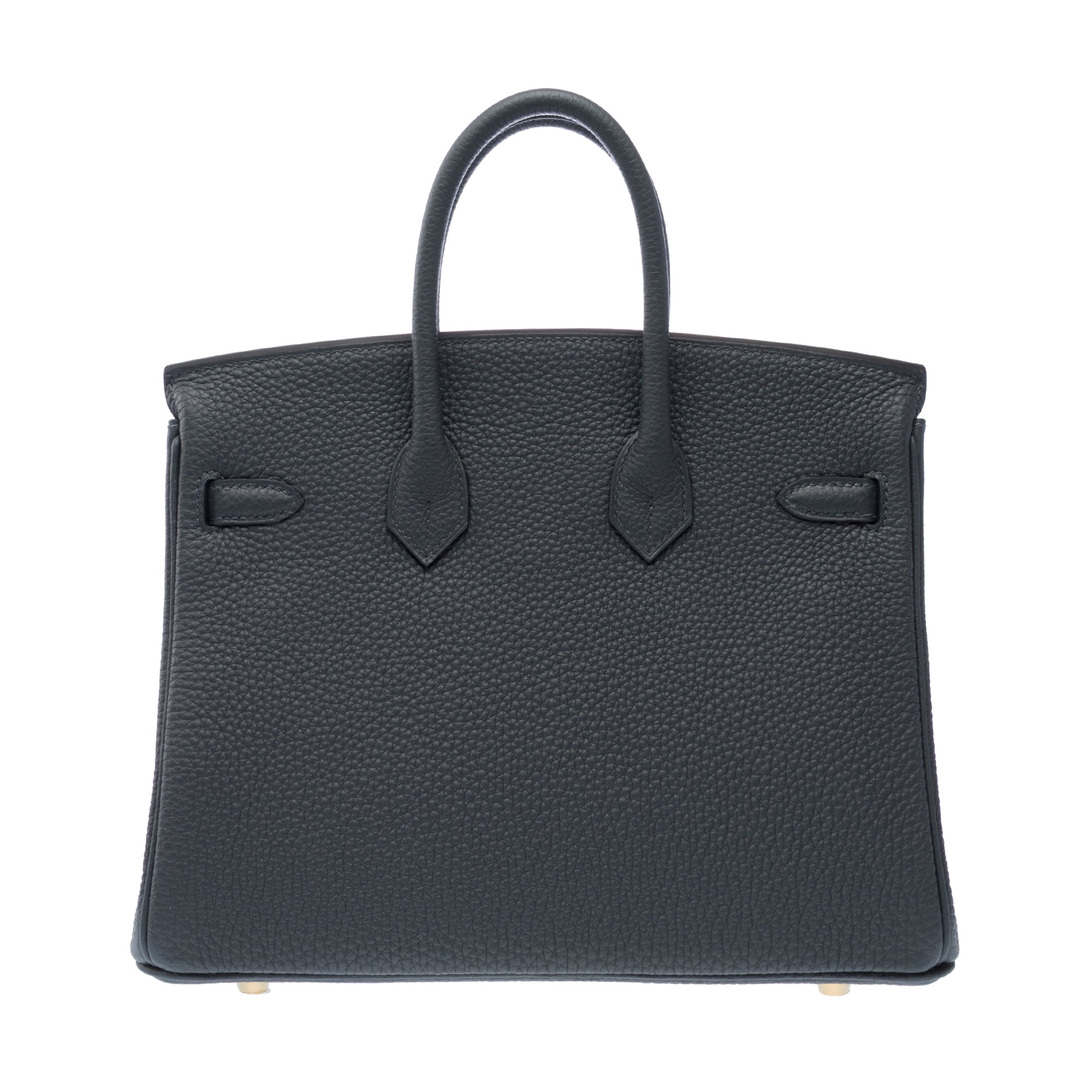 Sac HERMES Birkin 25 en Cuir Gris - 103280