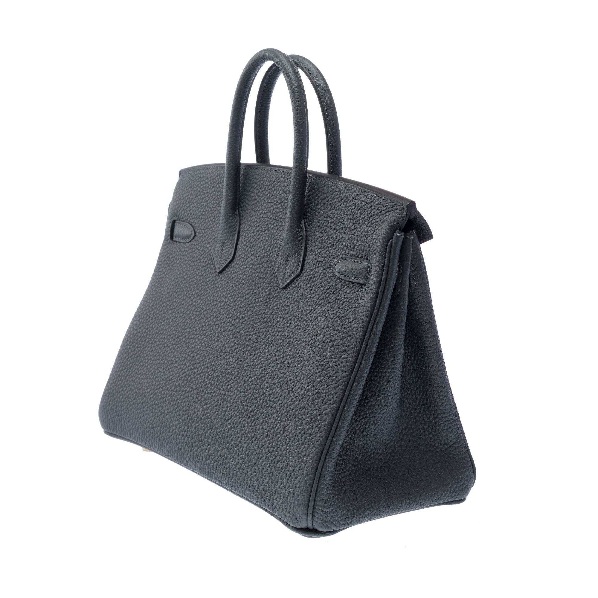Sac HERMES Birkin 25 en Cuir Gris - 103280