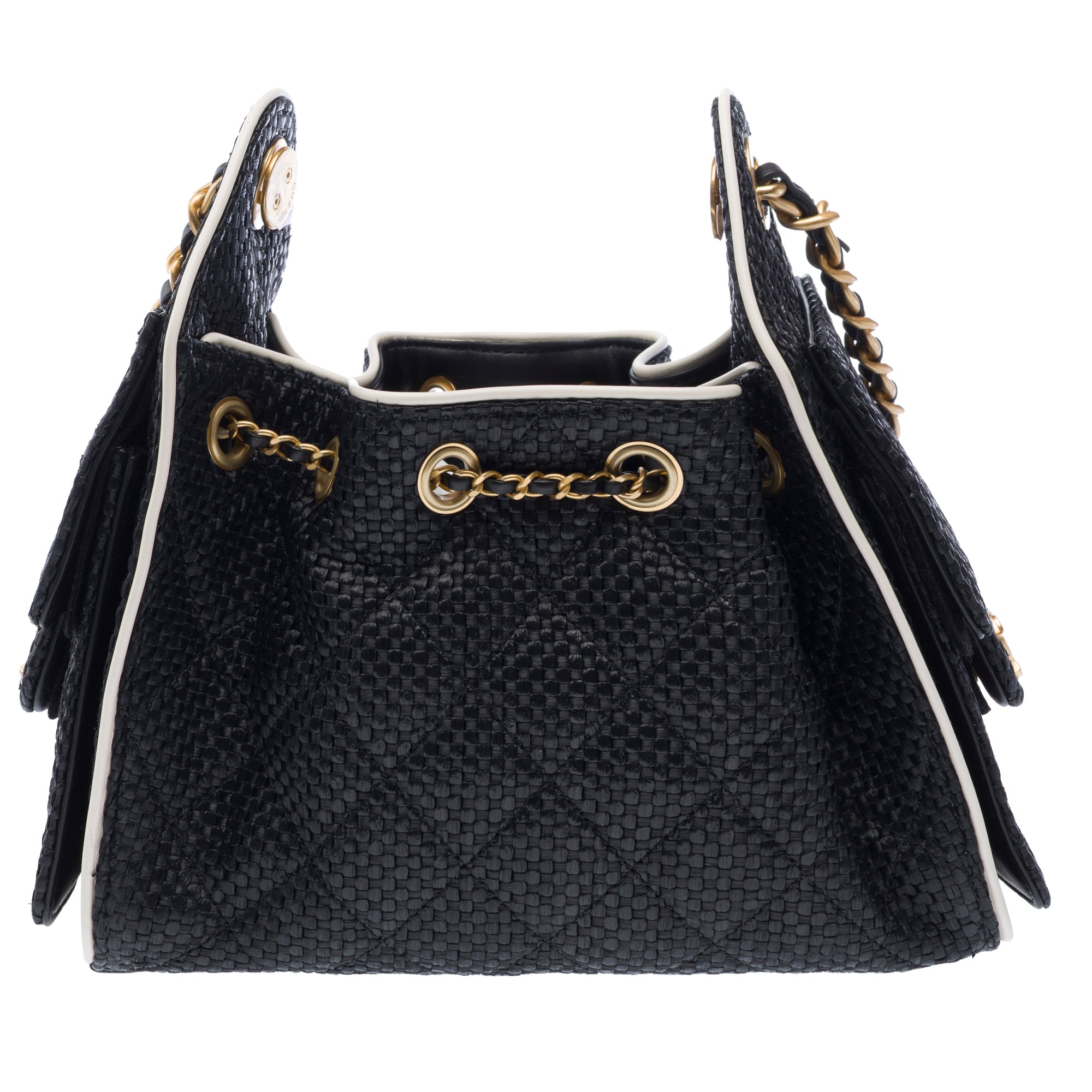 Sac CHANEL en Osier Noir - 103277