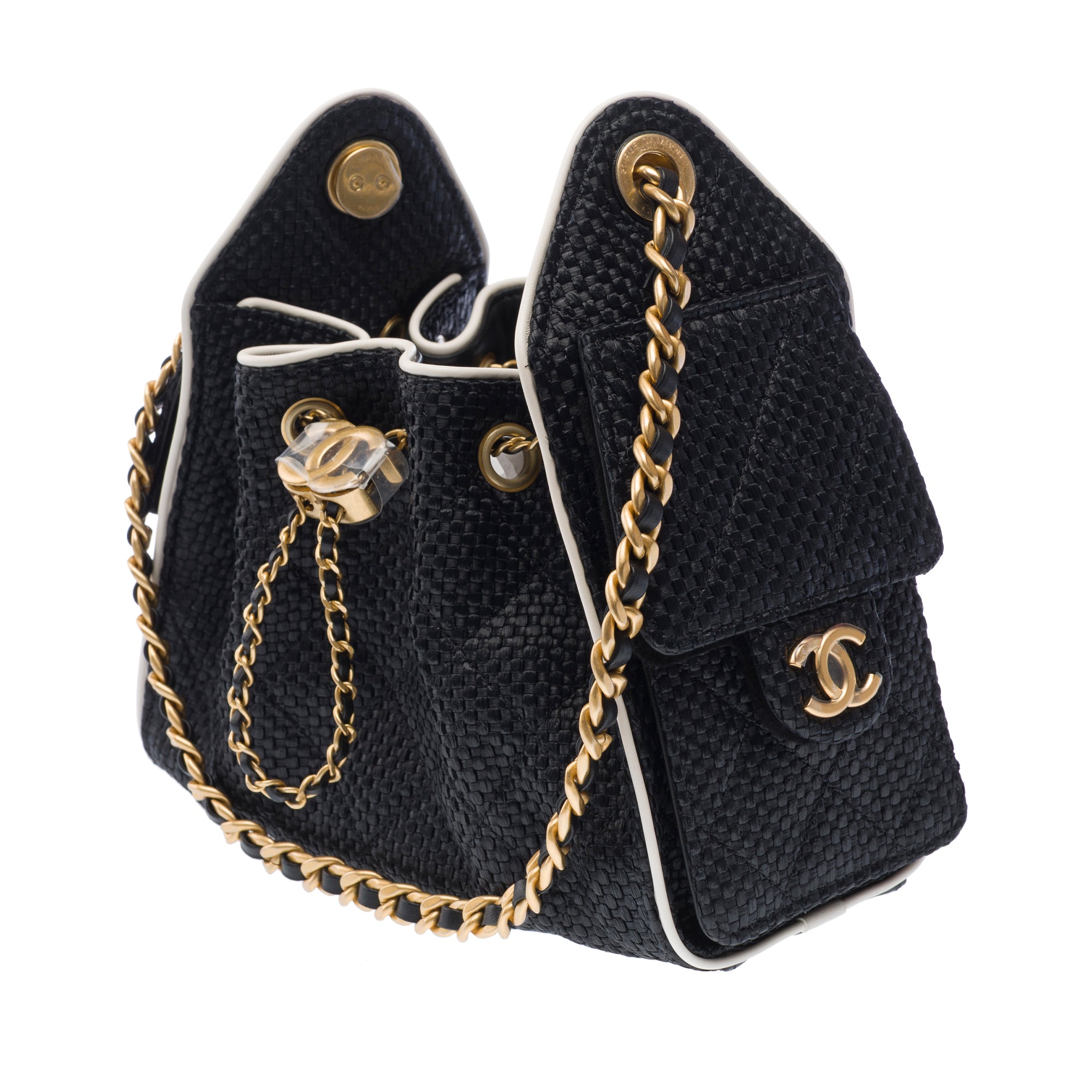 Sac CHANEL en Osier Noir - 103277