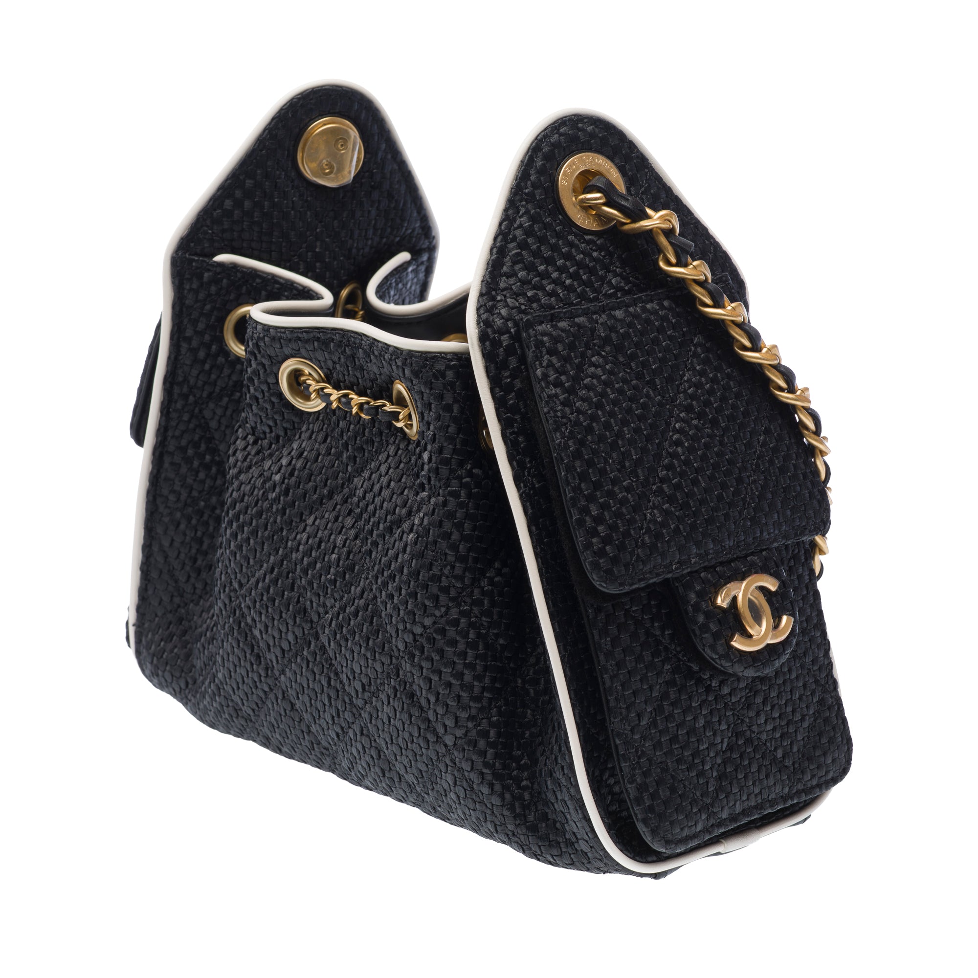 Sac CHANEL en Osier Noir - 103277