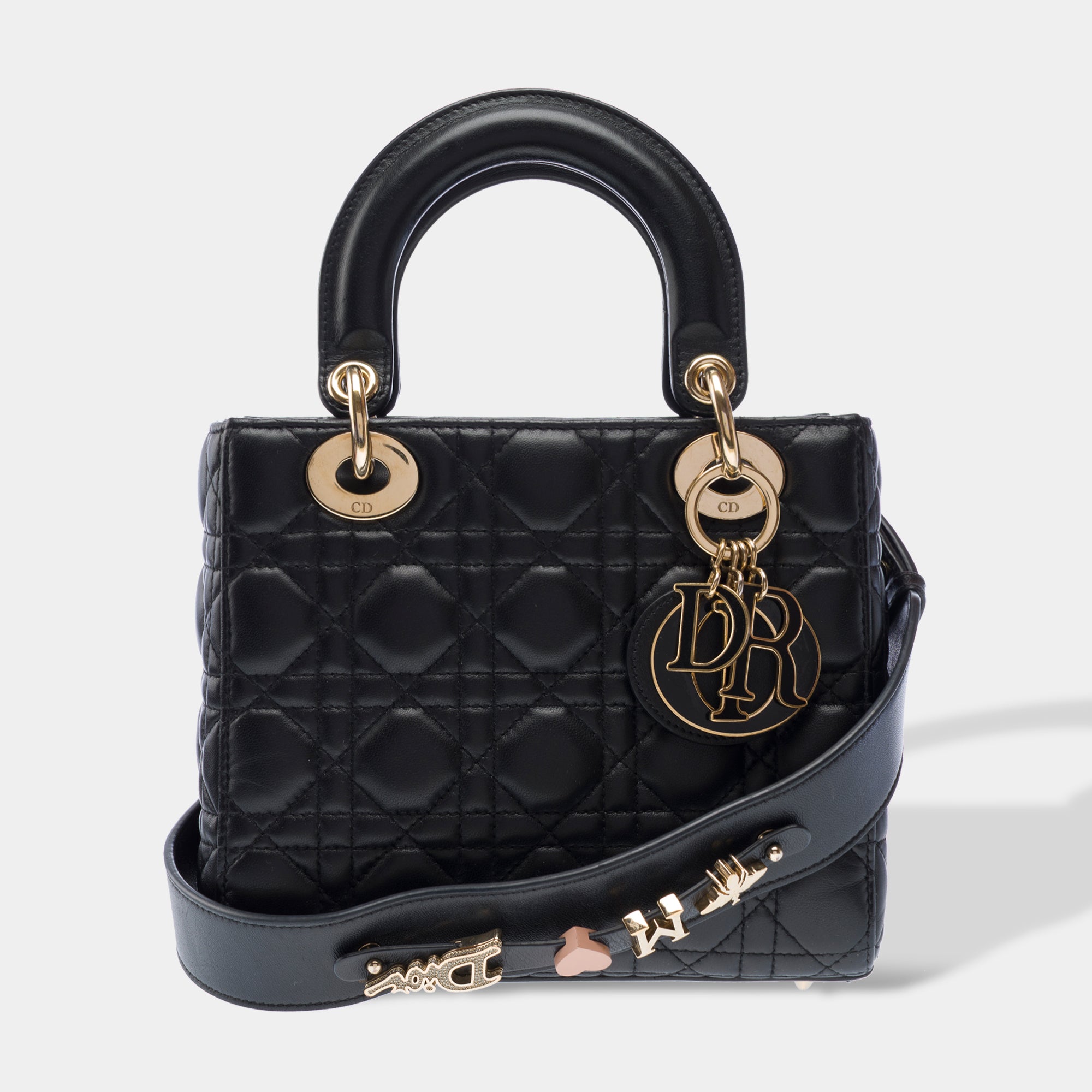 Sac DIOR Lady Dior en Cuir Noir - 103268