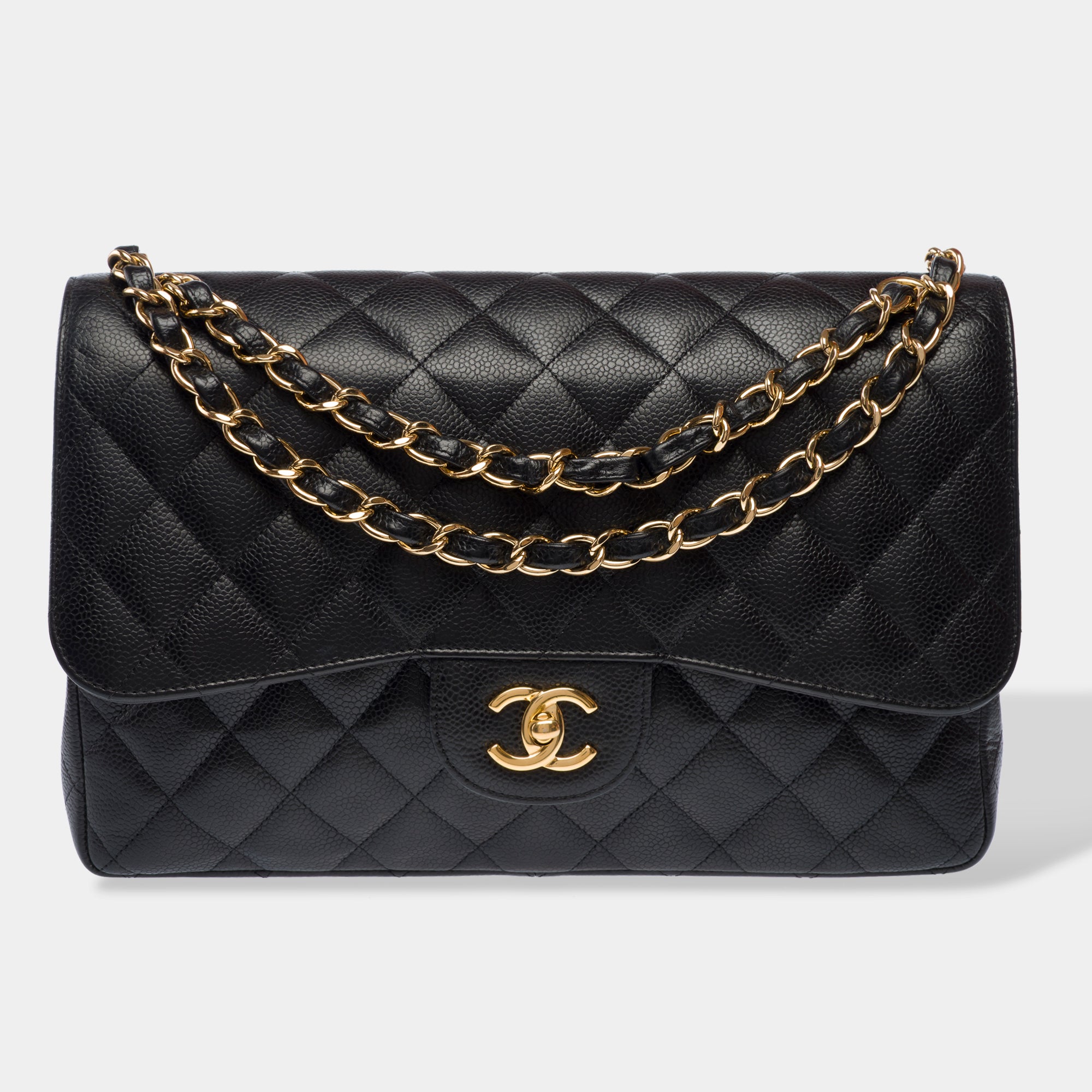 Sac CHANEL Timeless/Classique en Cuir Noir - 103282