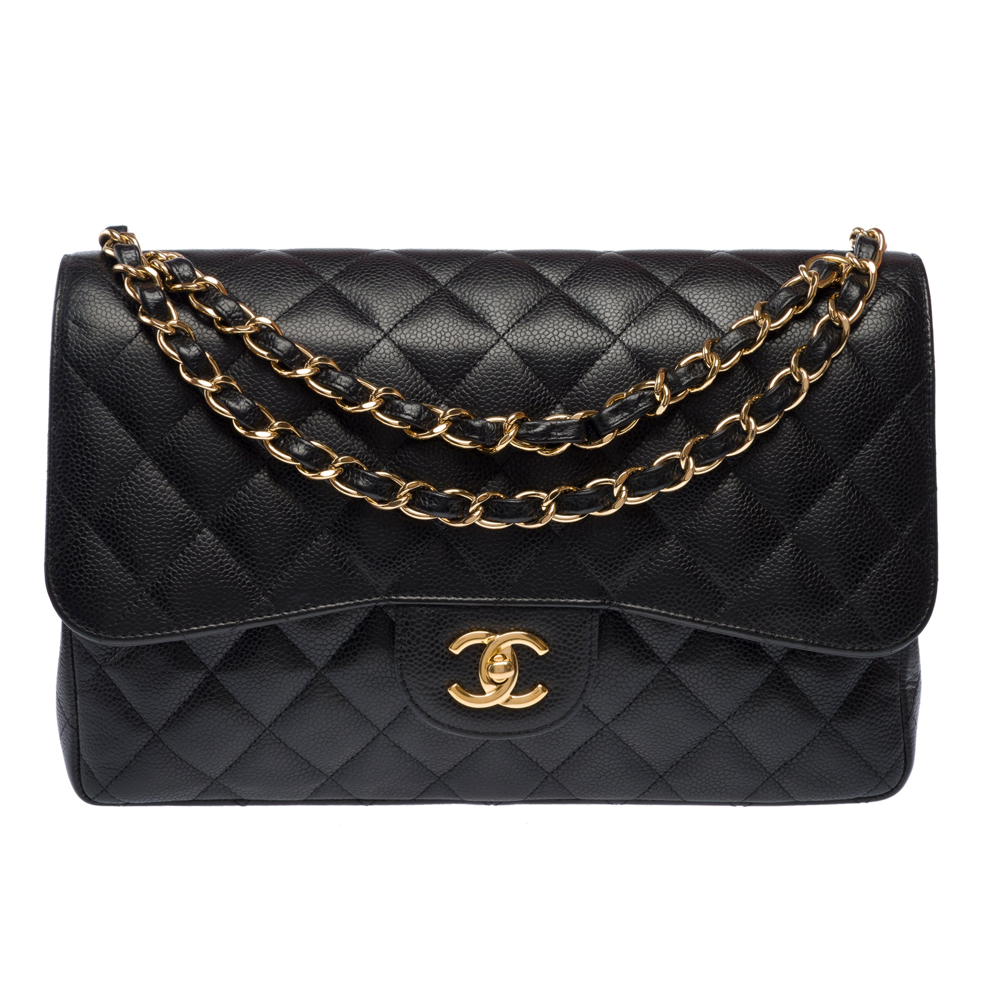 Sac CHANEL Timeless/Classique en Cuir Noir - 103282