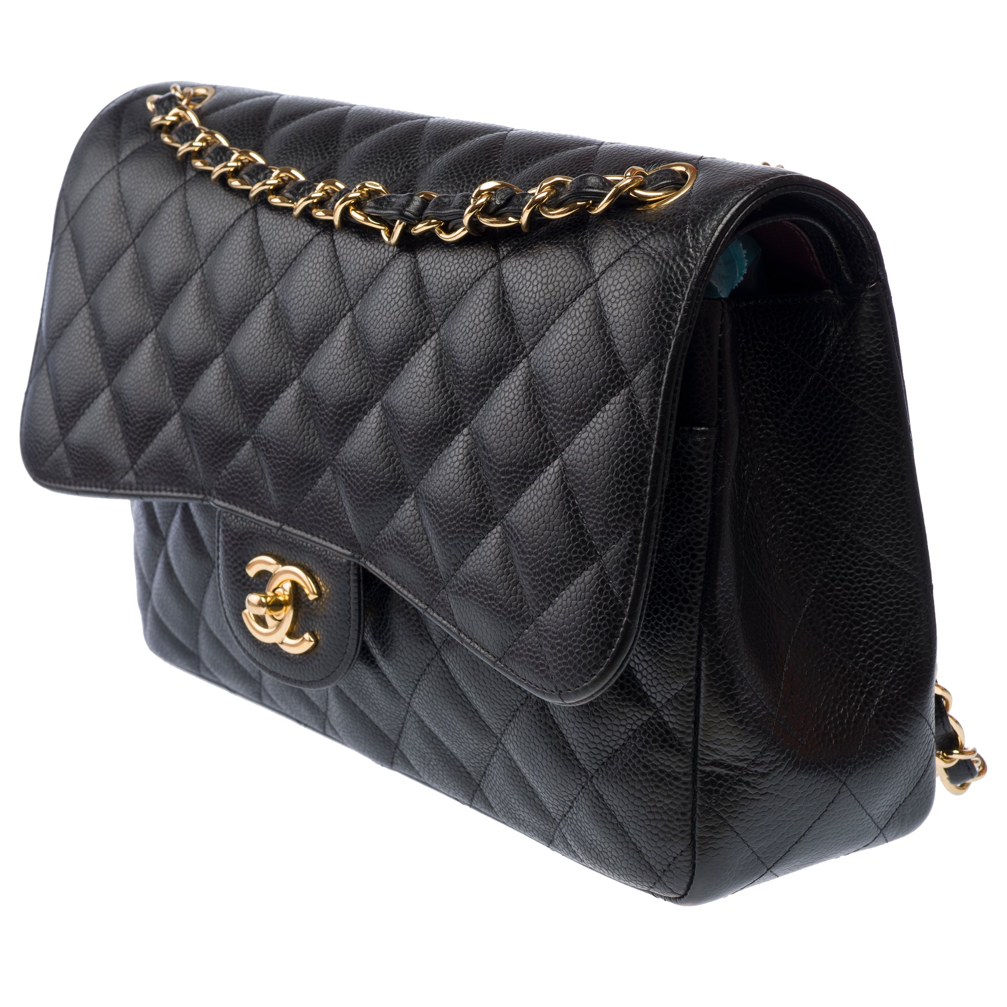 Sac CHANEL Timeless/Classique en Cuir Noir - 103282