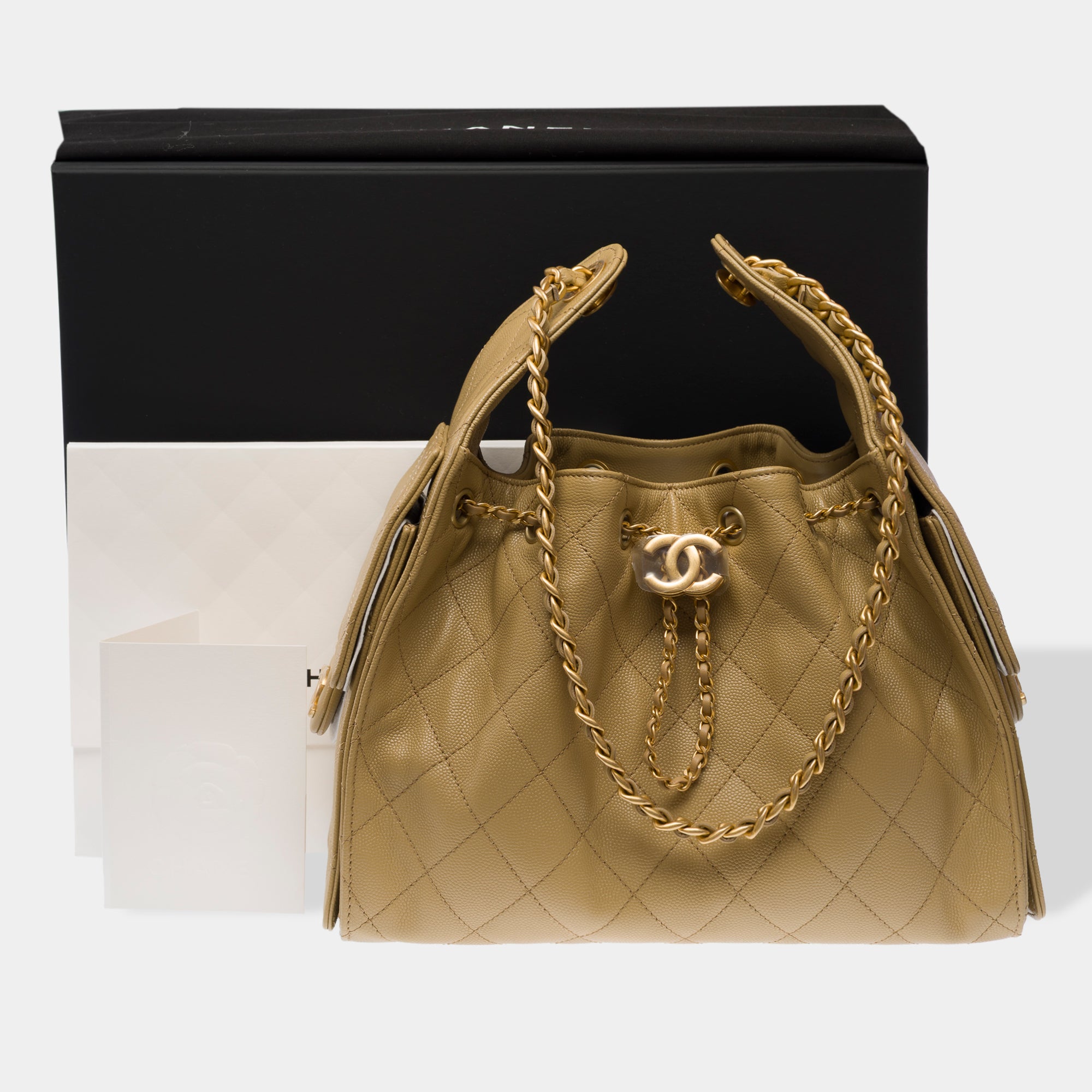 Sac CHANEL en Cuir Beige - 103292
