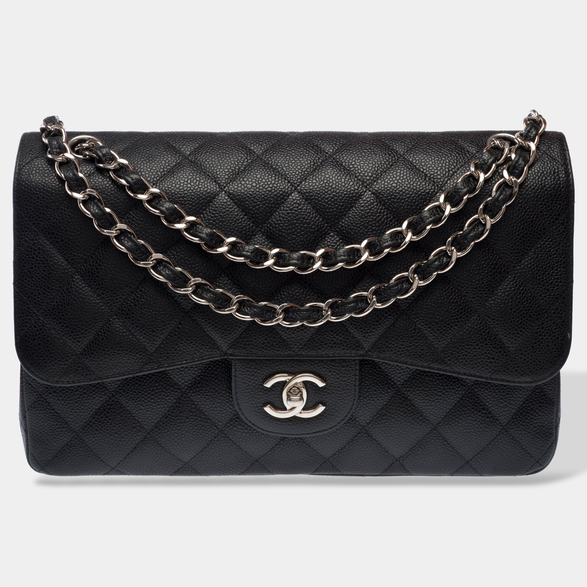 Sac CHANEL Timeless/Classique en Cuir Noir - 103283