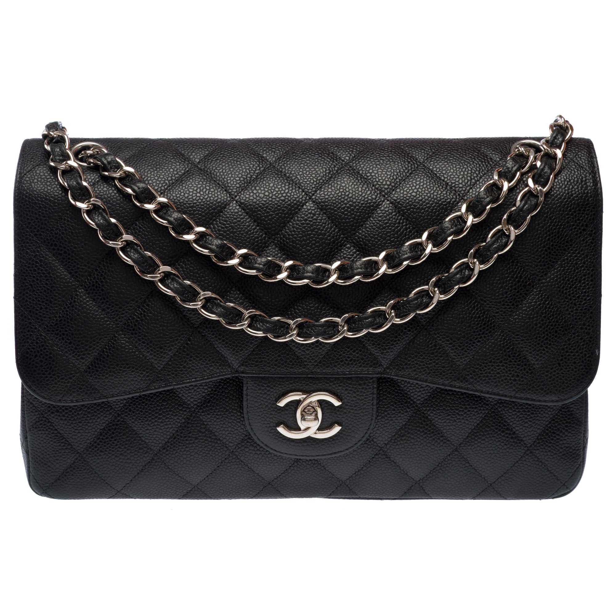 Sac CHANEL Timeless/Classique en Cuir Noir - 103283