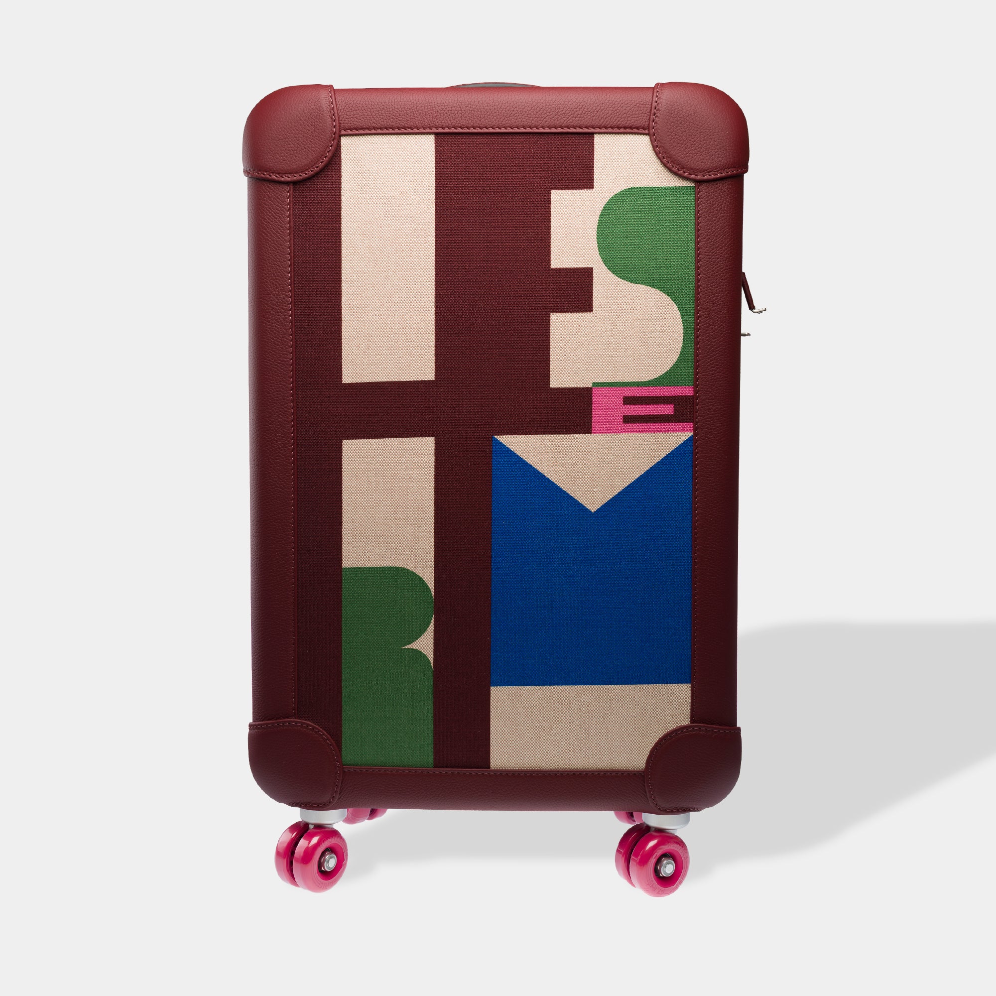 Sac HERMES en Cuir Bordeaux - 103289