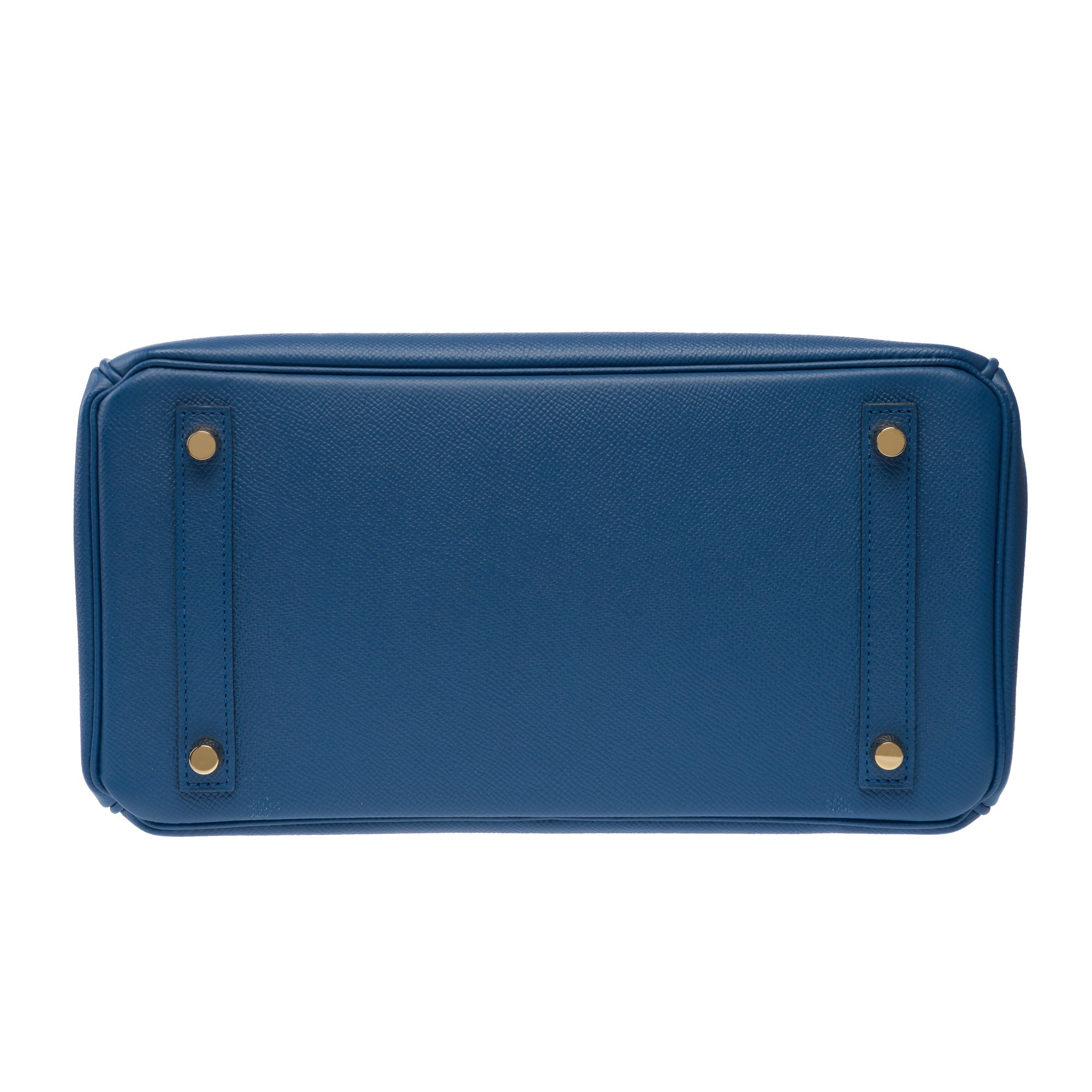 Sac HERMES Birkin 30 en Cuir Bleu - 103302