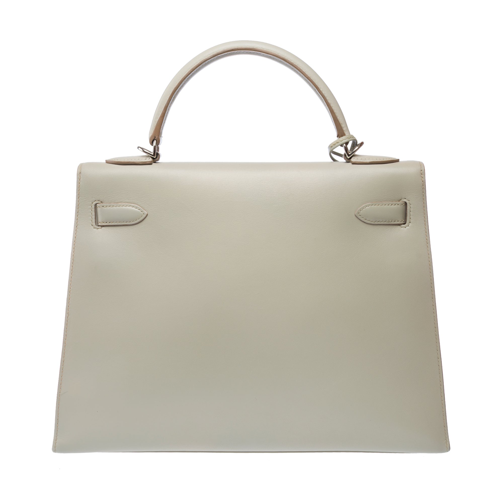 Sac HERMES Kelly 32 en Cuir Gris - 103303