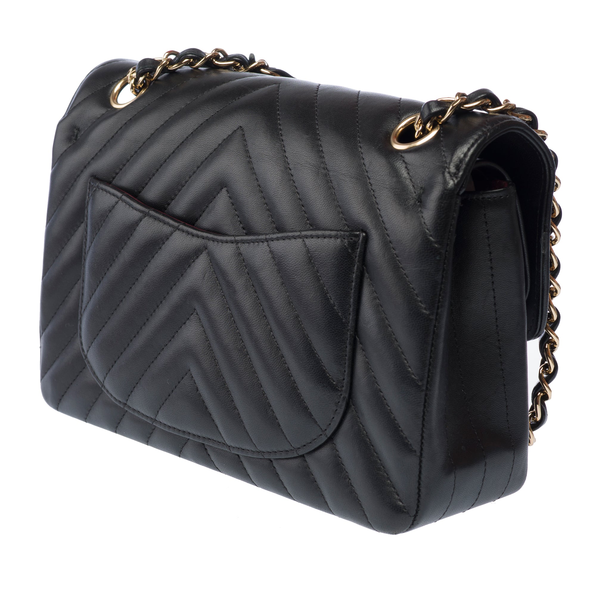 Sac CHANEL Timeless/Classique en Cuir Noir - 103317