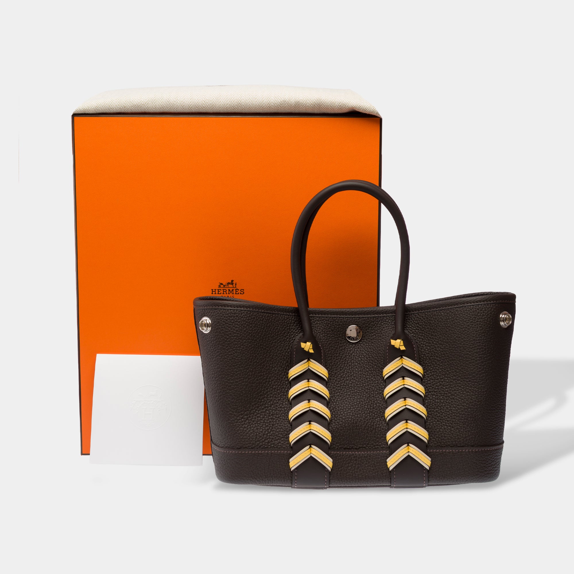 Sac HERMES Garden Party en Cuir Marron - 103323