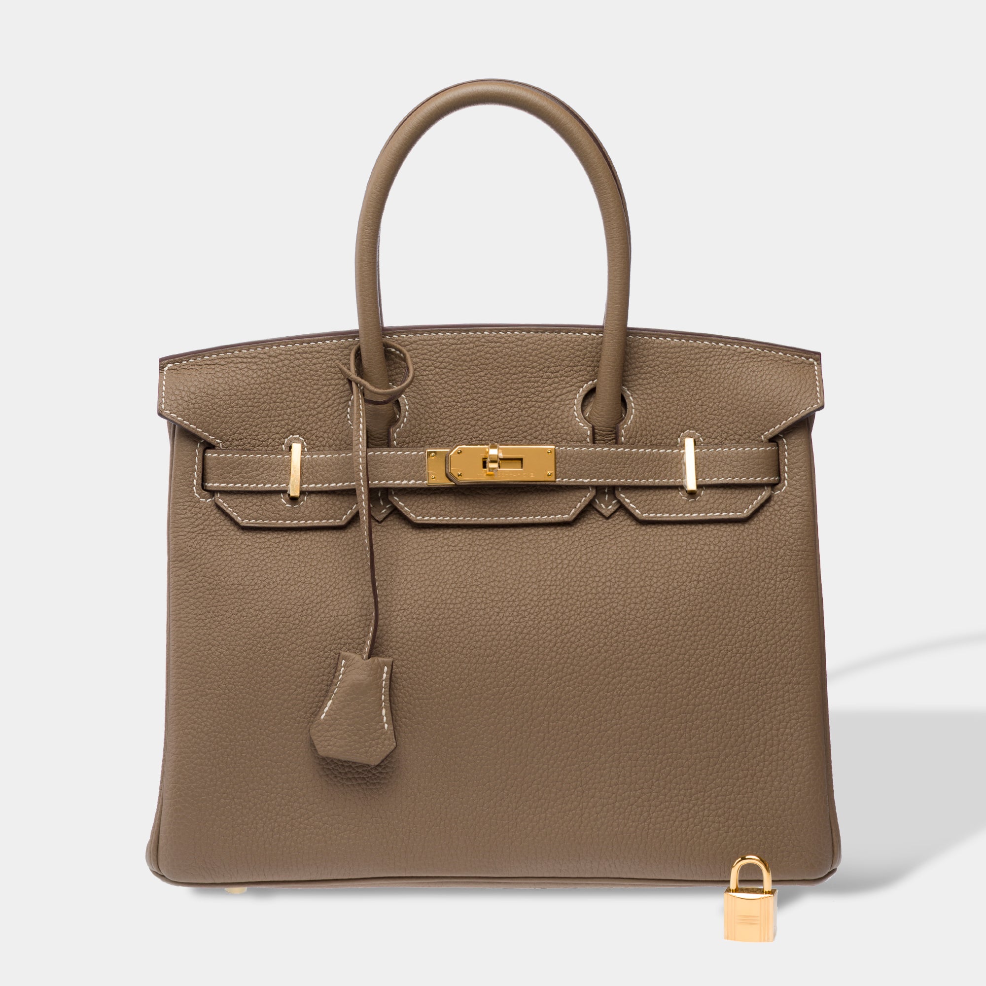 Sac HERMES Birkin 30 en Cuir Étoupe - 103309