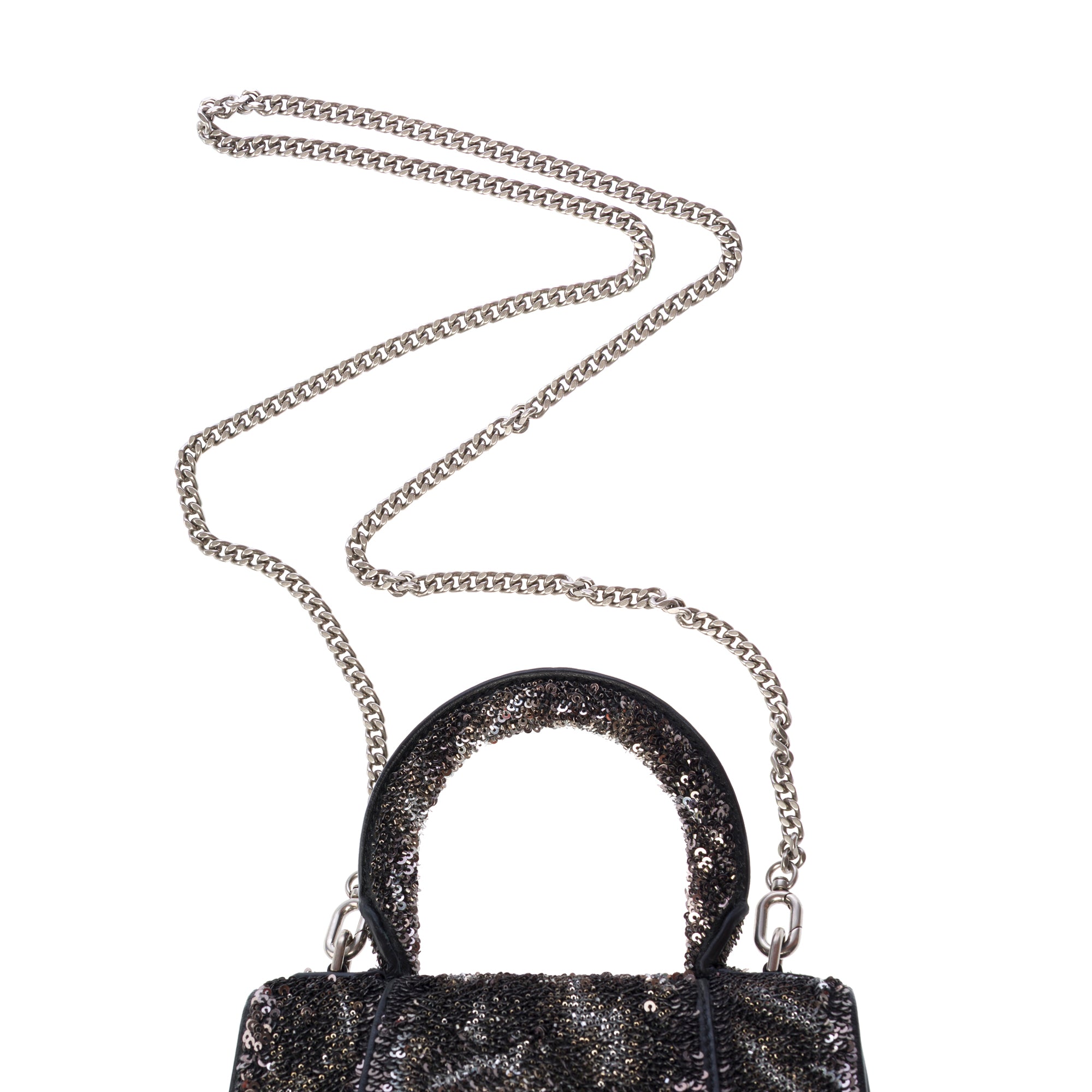 Sac BALENCIAGA Hourglass en Briller Argent - 103319