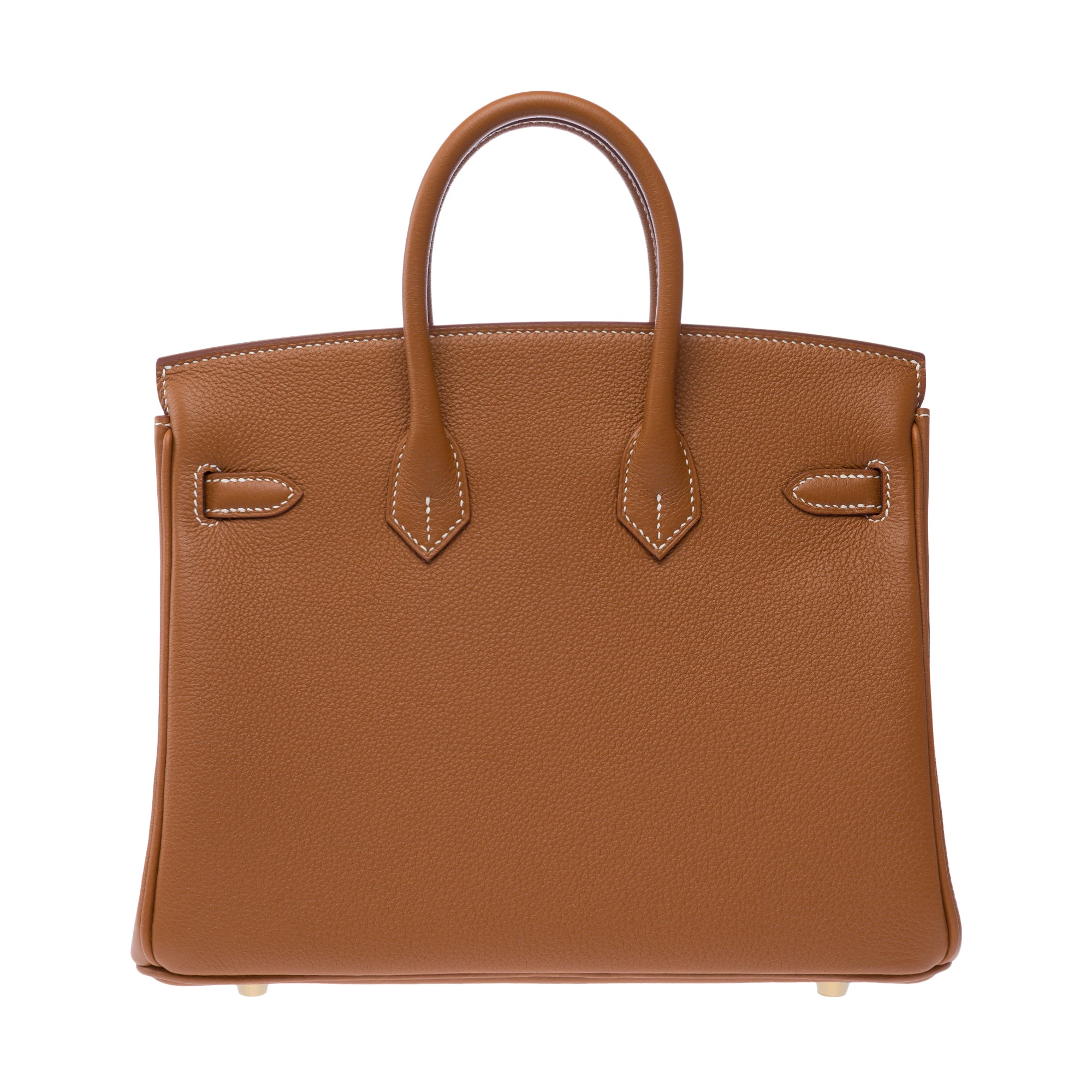 Sac HERMES Birkin 25 en Cuir Doré - 103325
