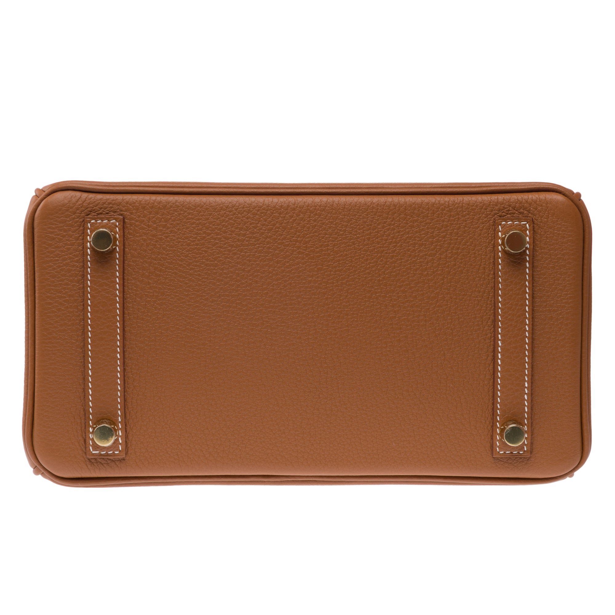 Sac HERMES Birkin 25 en Cuir Doré - 103325