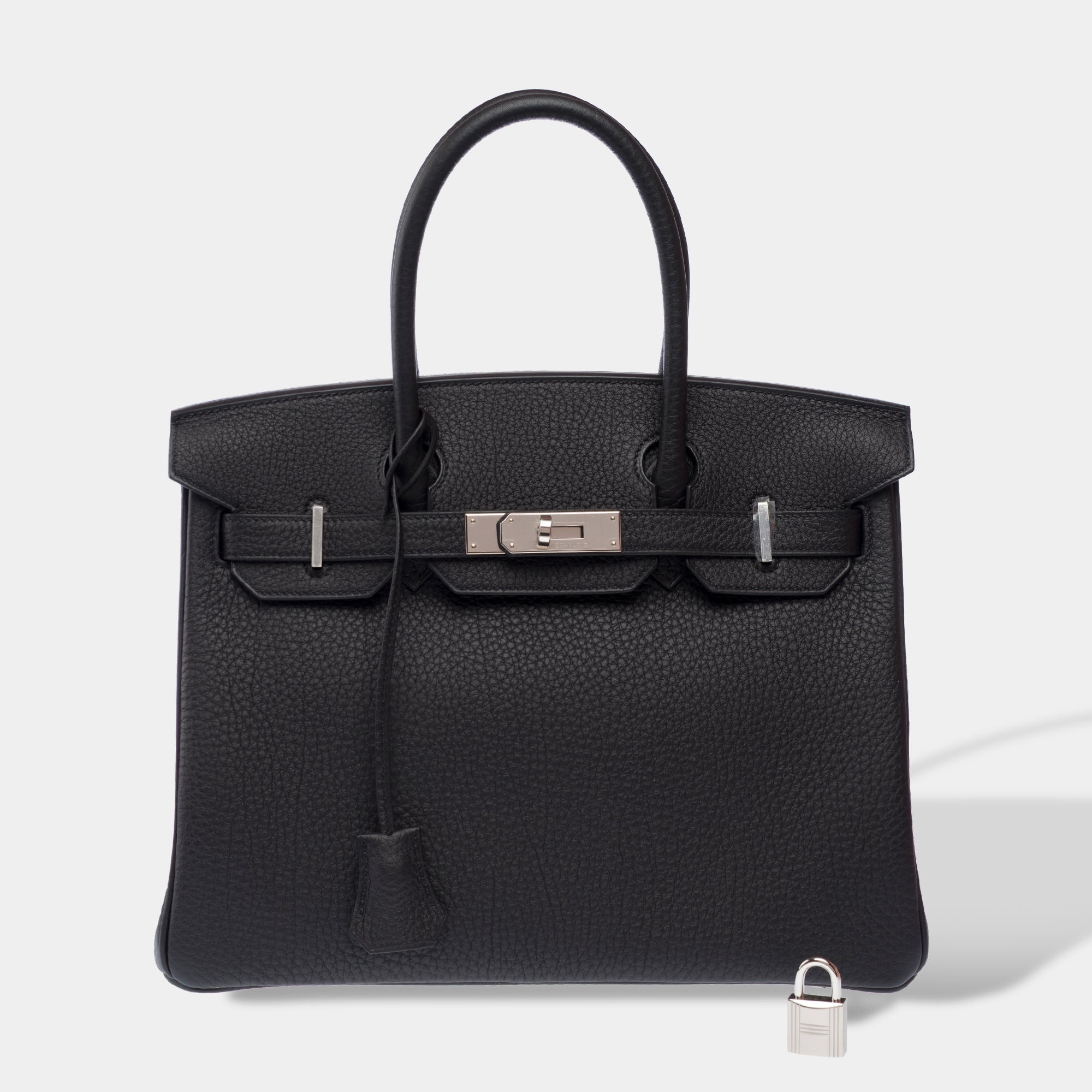 Sac HERMES Birkin 30 en Cuir Noir - 103327
