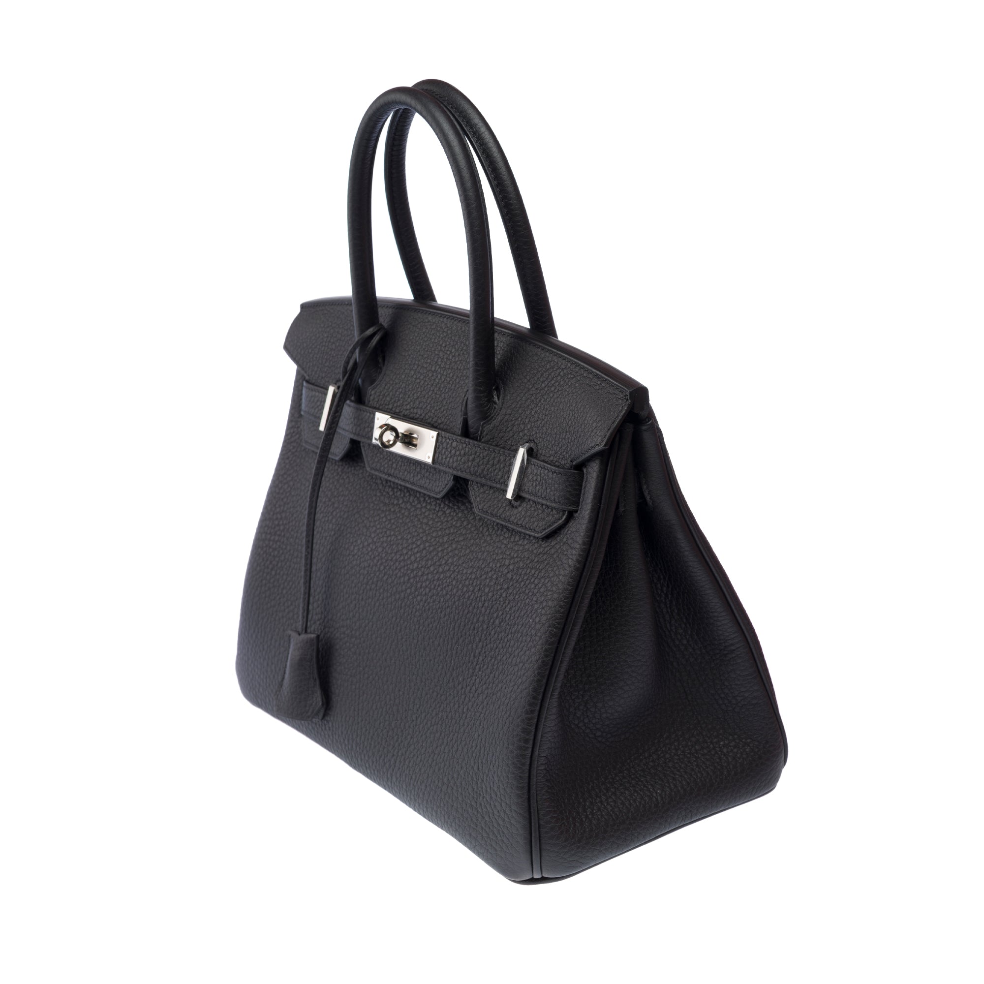 Sac HERMES Birkin 30 en Cuir Noir - 103327