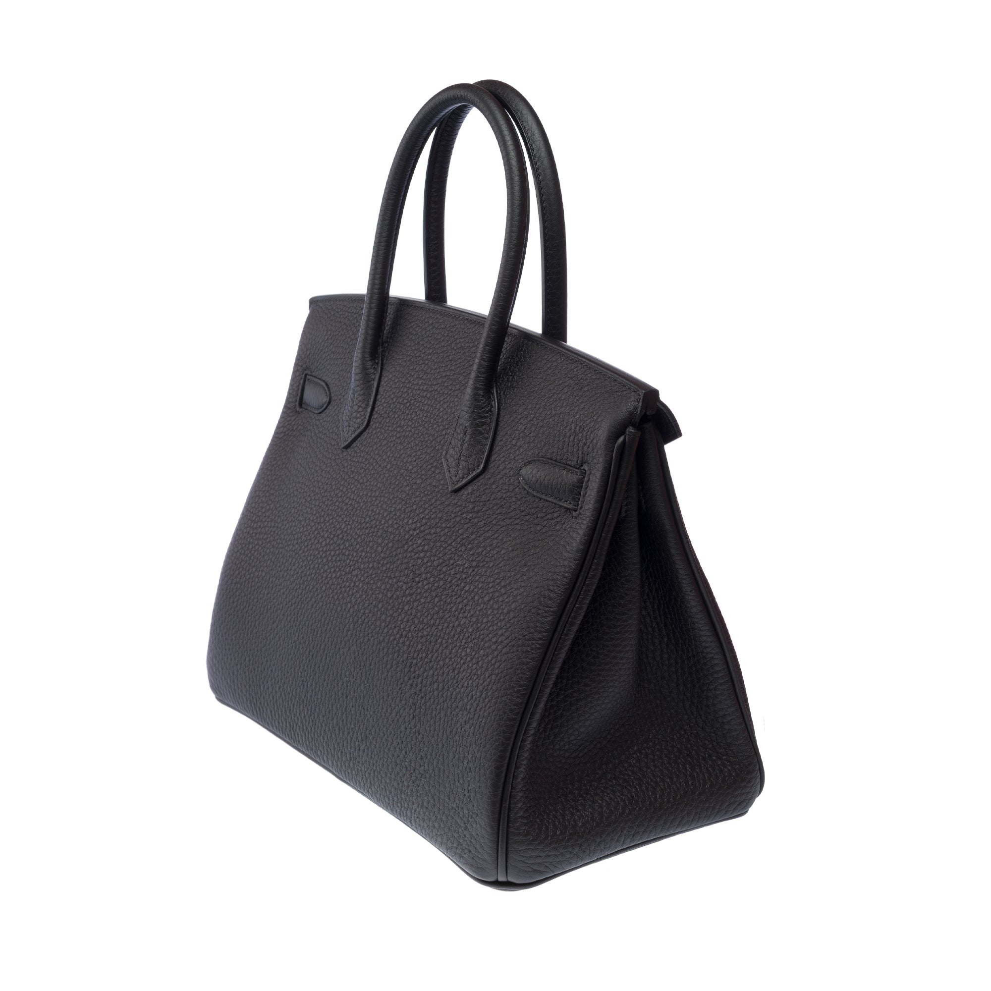 Sac HERMES Birkin 30 en Cuir Noir - 103327