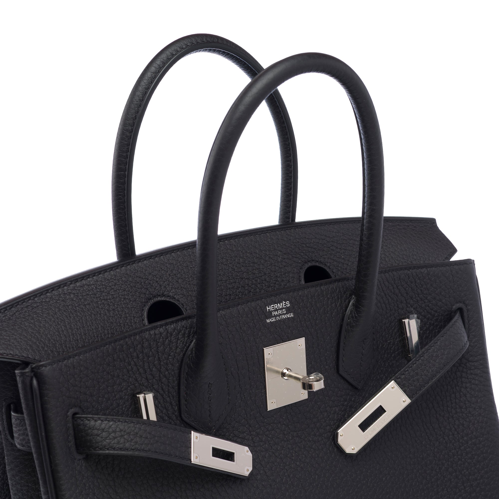 Sac HERMES Birkin 30 en Cuir Noir - 103327
