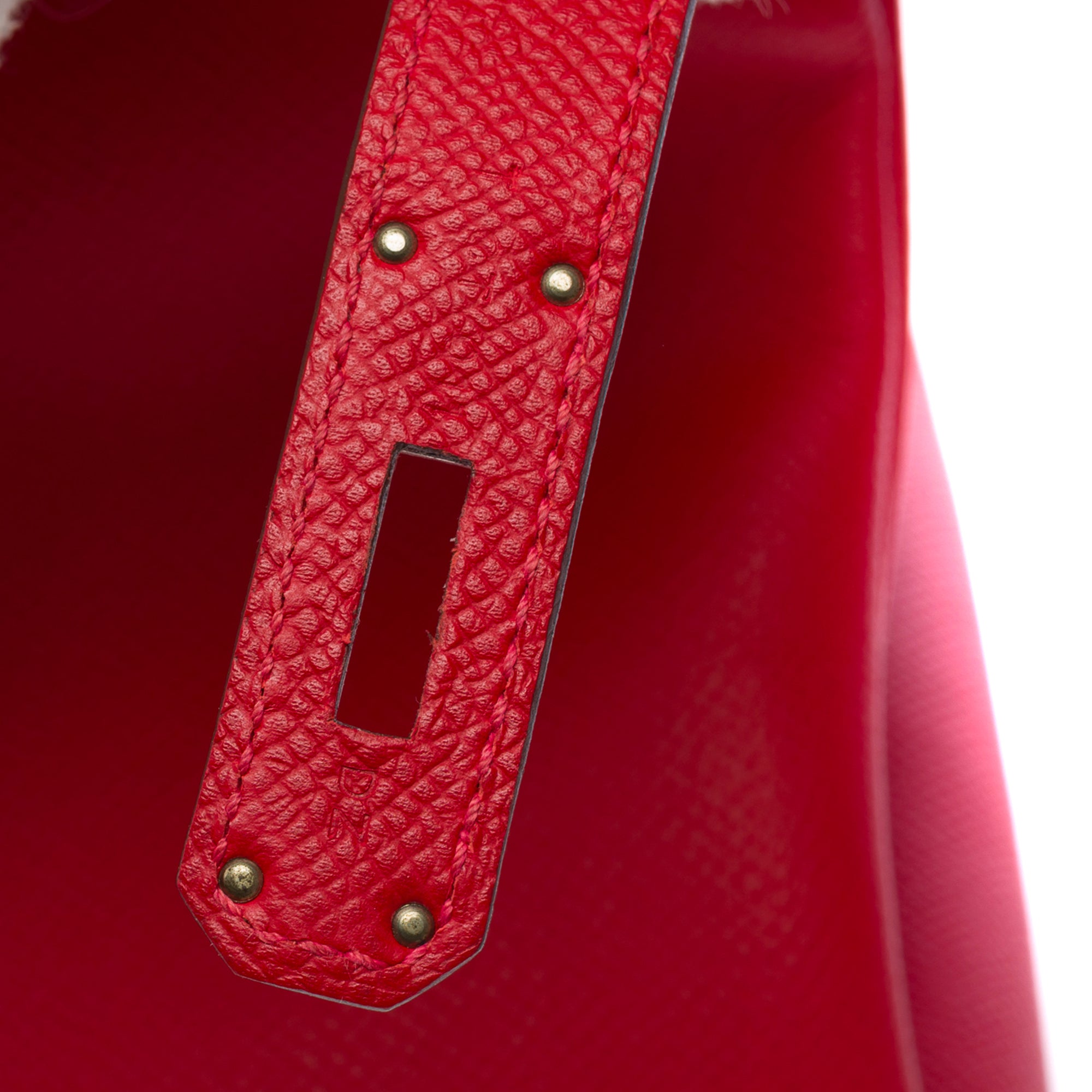 Sac HERMES Birkin 35 en Cuir Rouge - 103312
