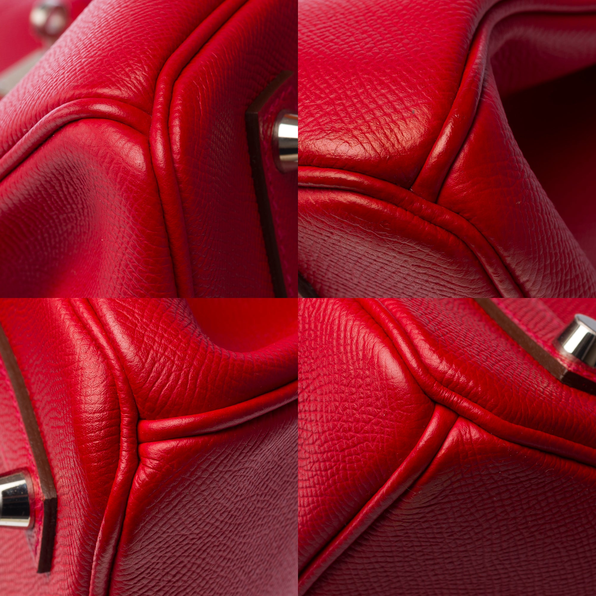 Sac HERMES Birkin 35 en Cuir Rouge - 103312