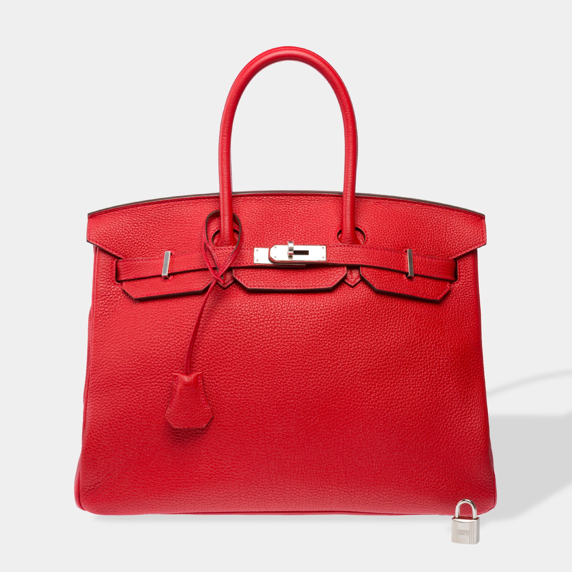Sac HERMES Birkin 35 en Cuir Rouge - 103313