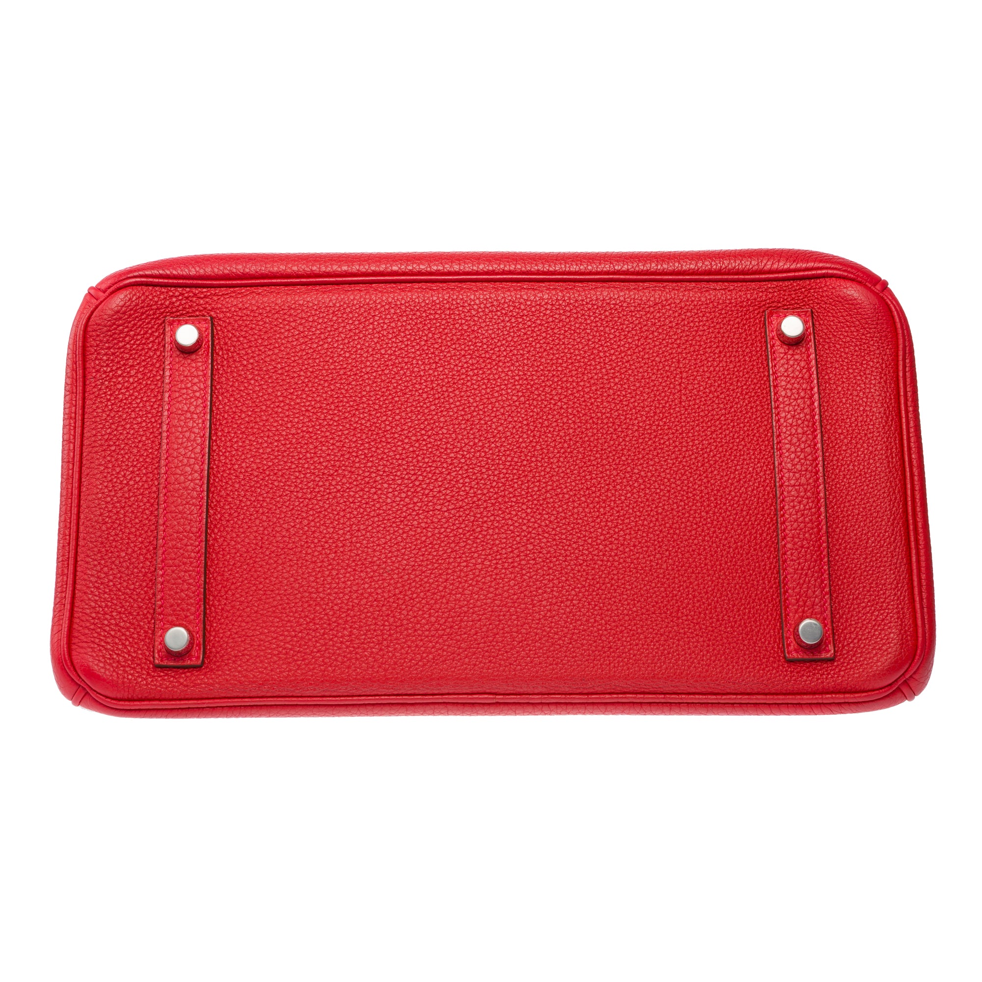 Sac HERMES Birkin 35 en Cuir Rouge - 103313