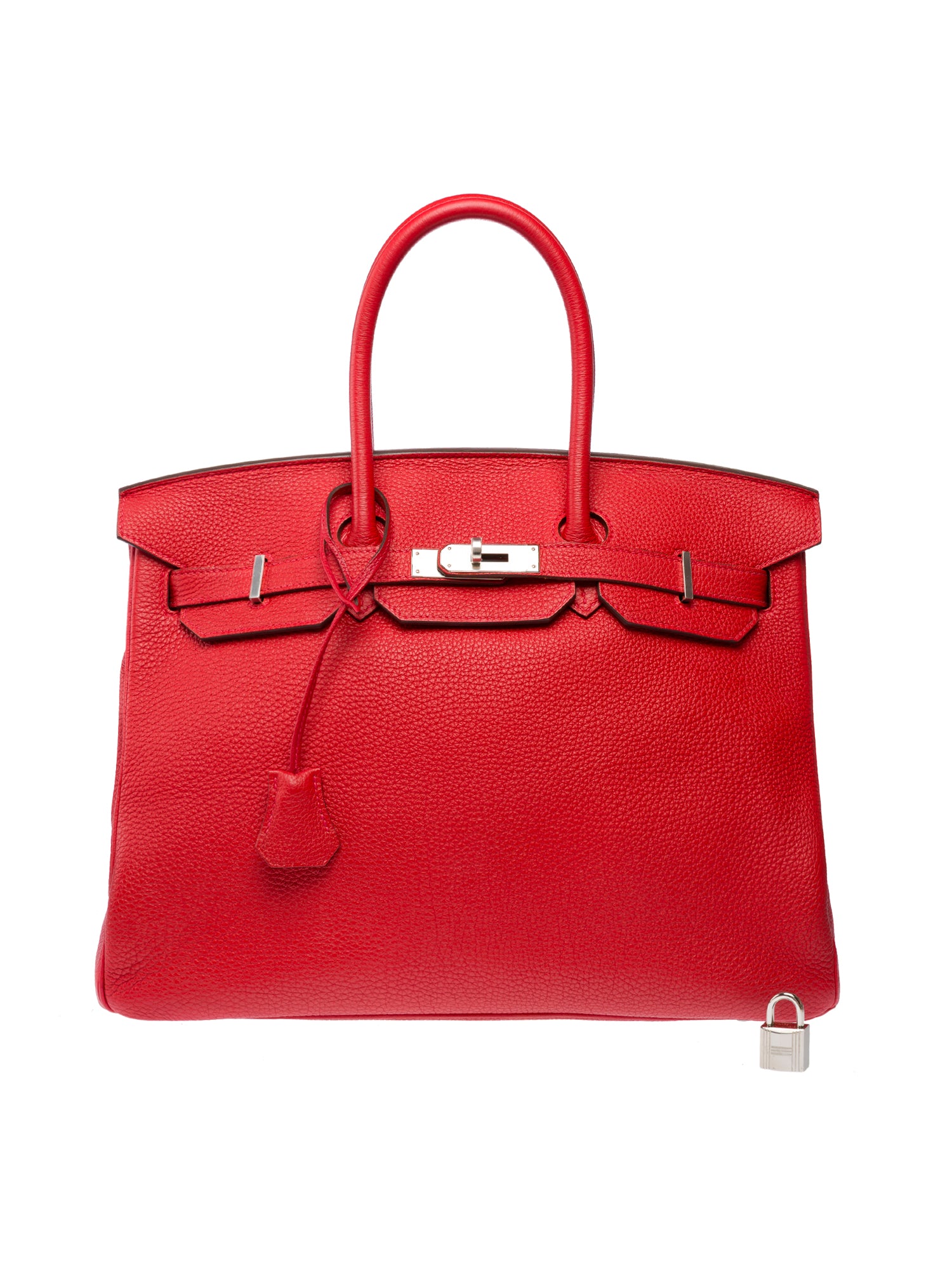 Sac HERMES Birkin 35 en Cuir Rouge - 103313